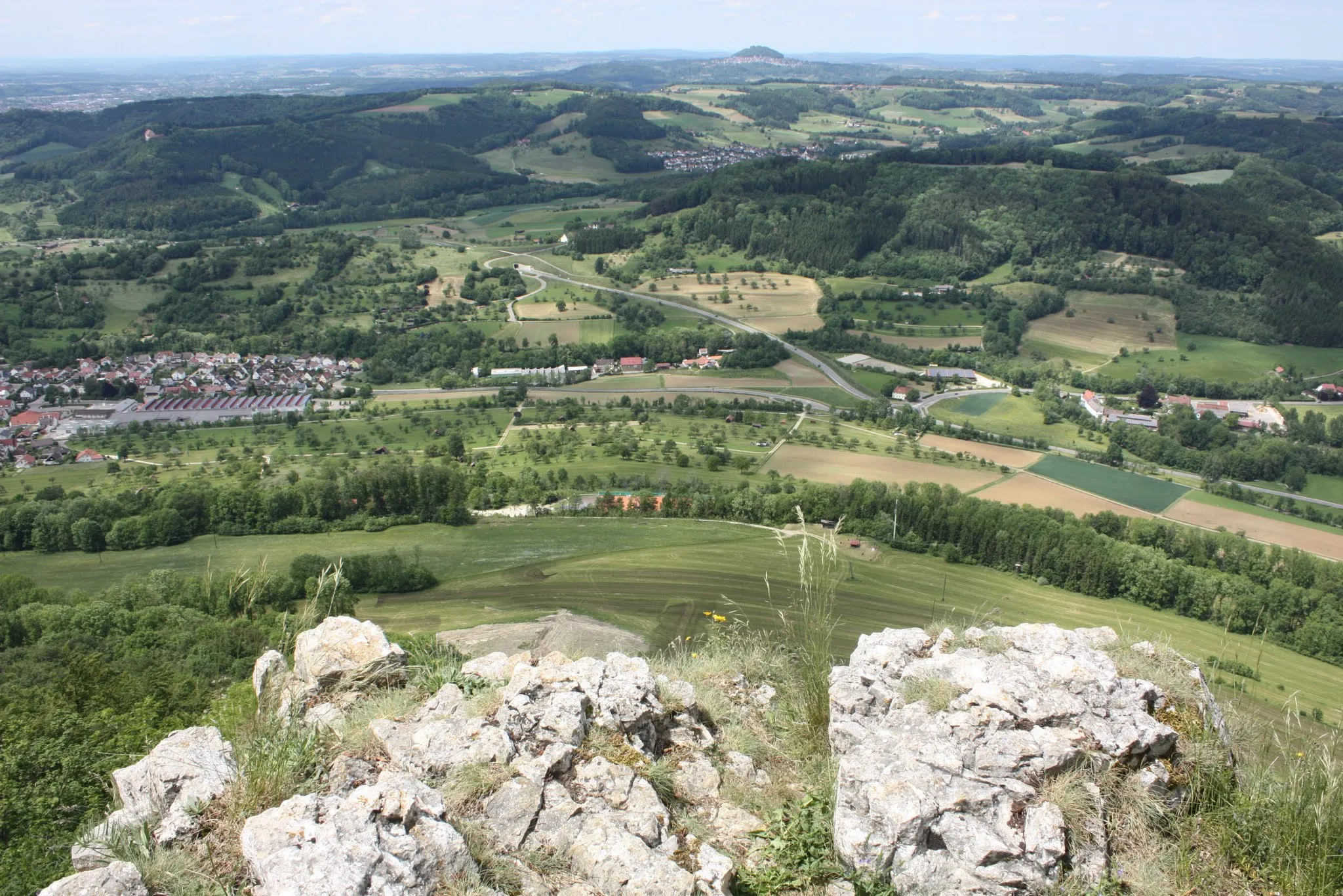 Photo showing: View from Messelstein near Donzdorf