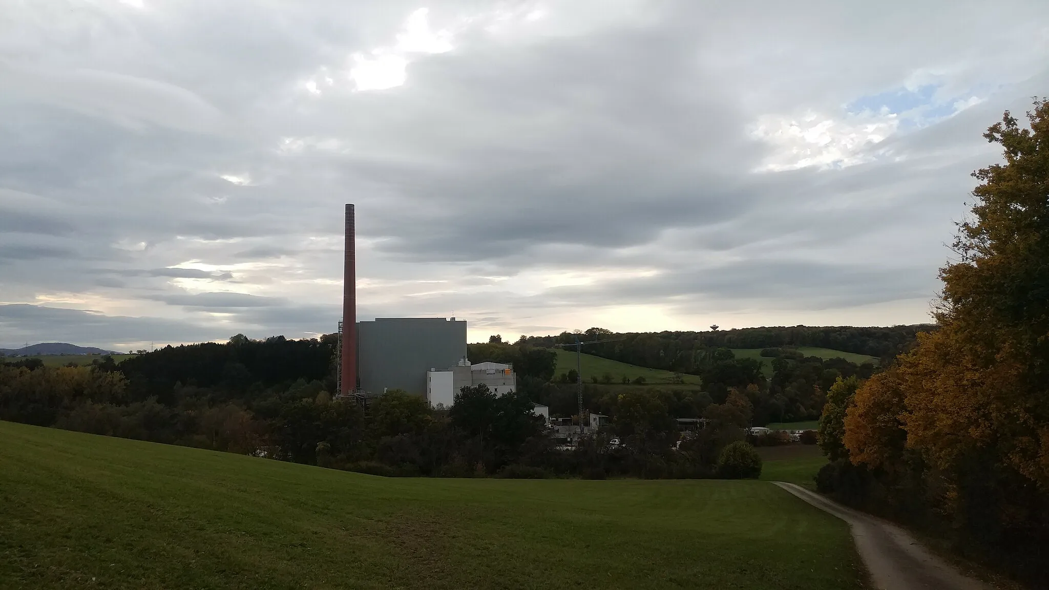 Photo showing: Das Müllheizkraftwerk Göppingen.