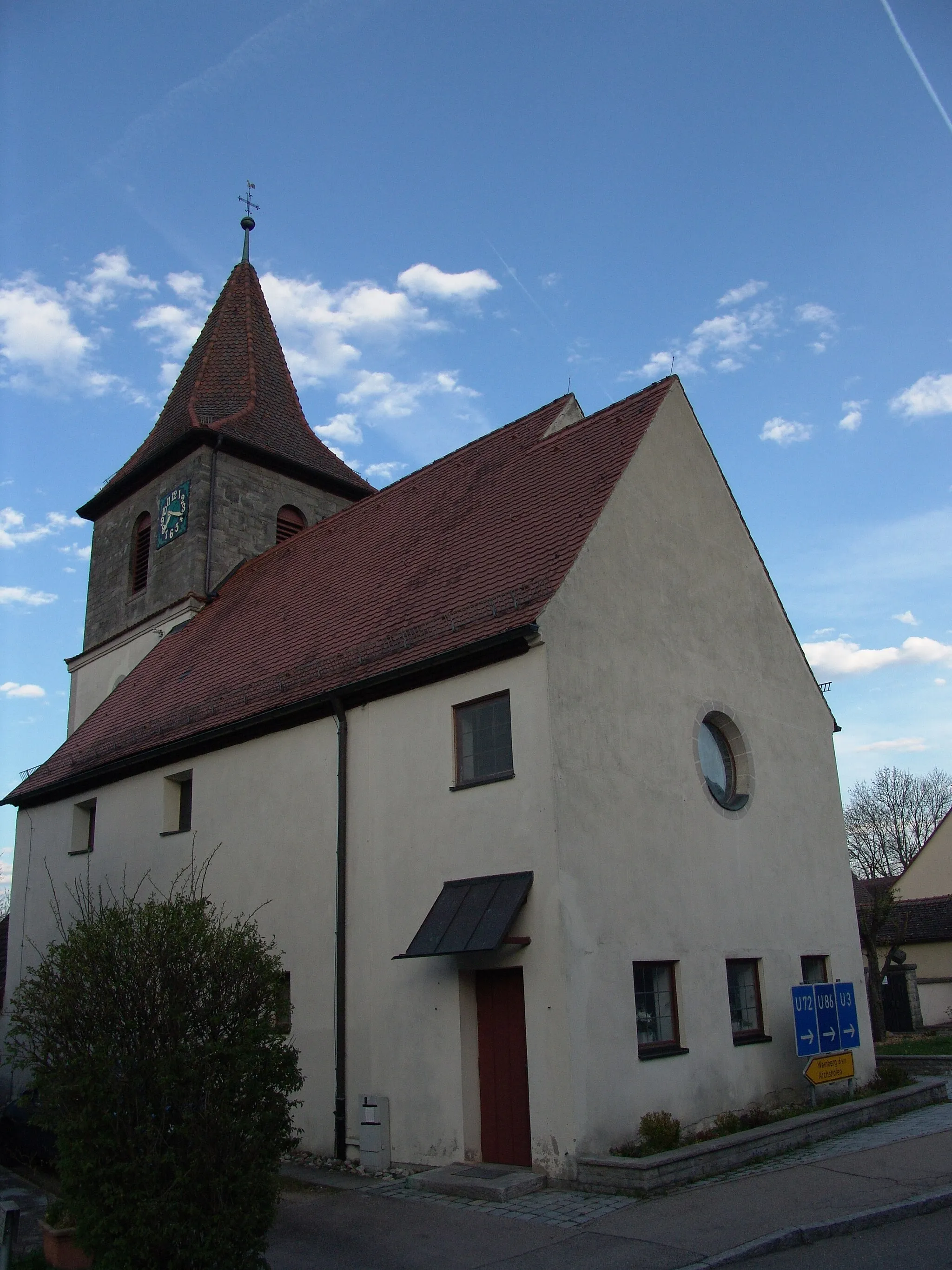 Photo showing: evang.-luth. Kirche St. Maria in Dorfgütingen