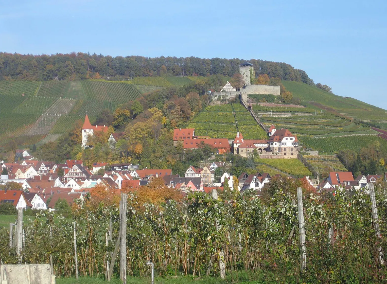 Photo showing: View at Beilstein