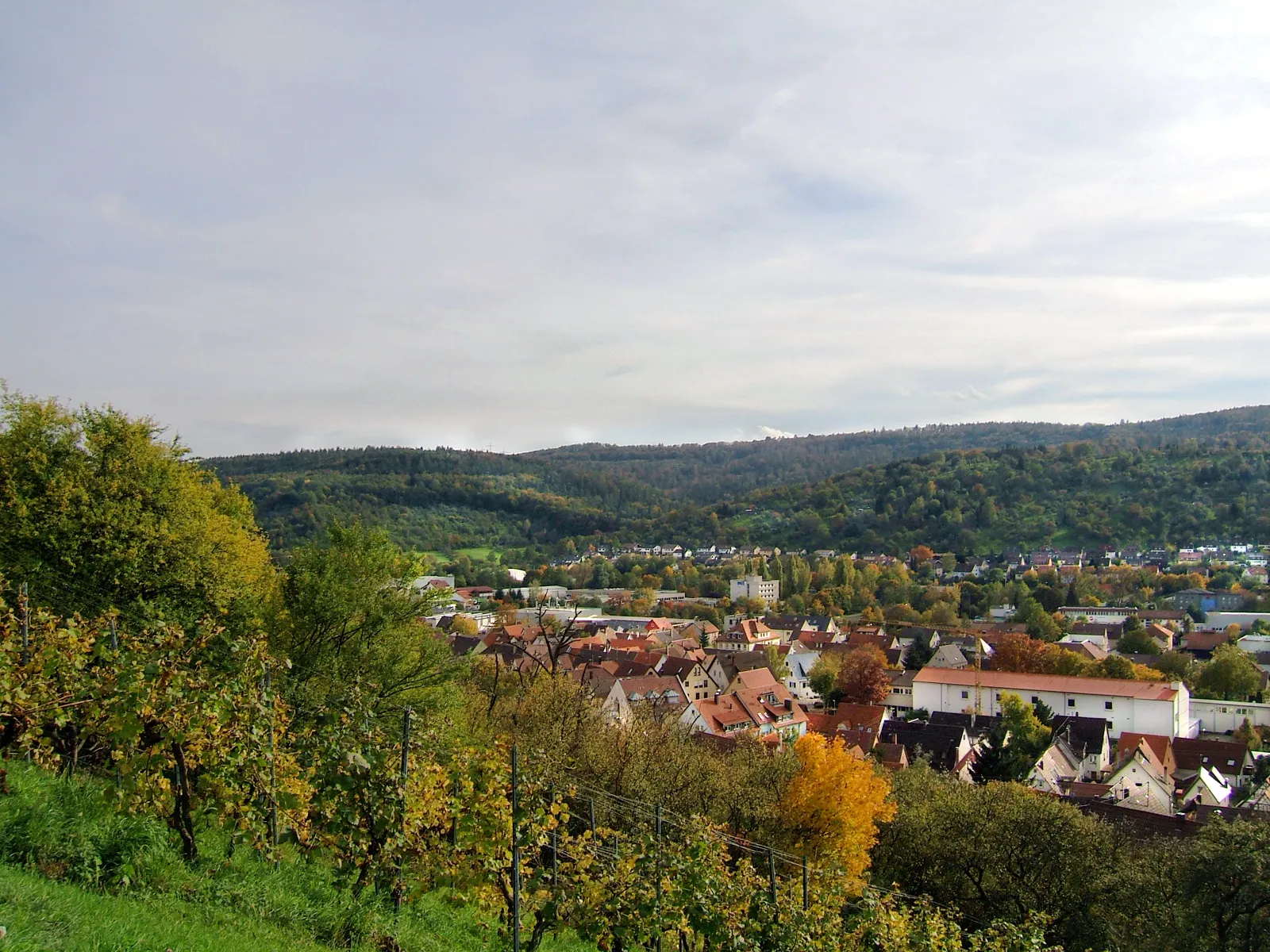 Photo showing: Blick von Norden auf Geradstetten