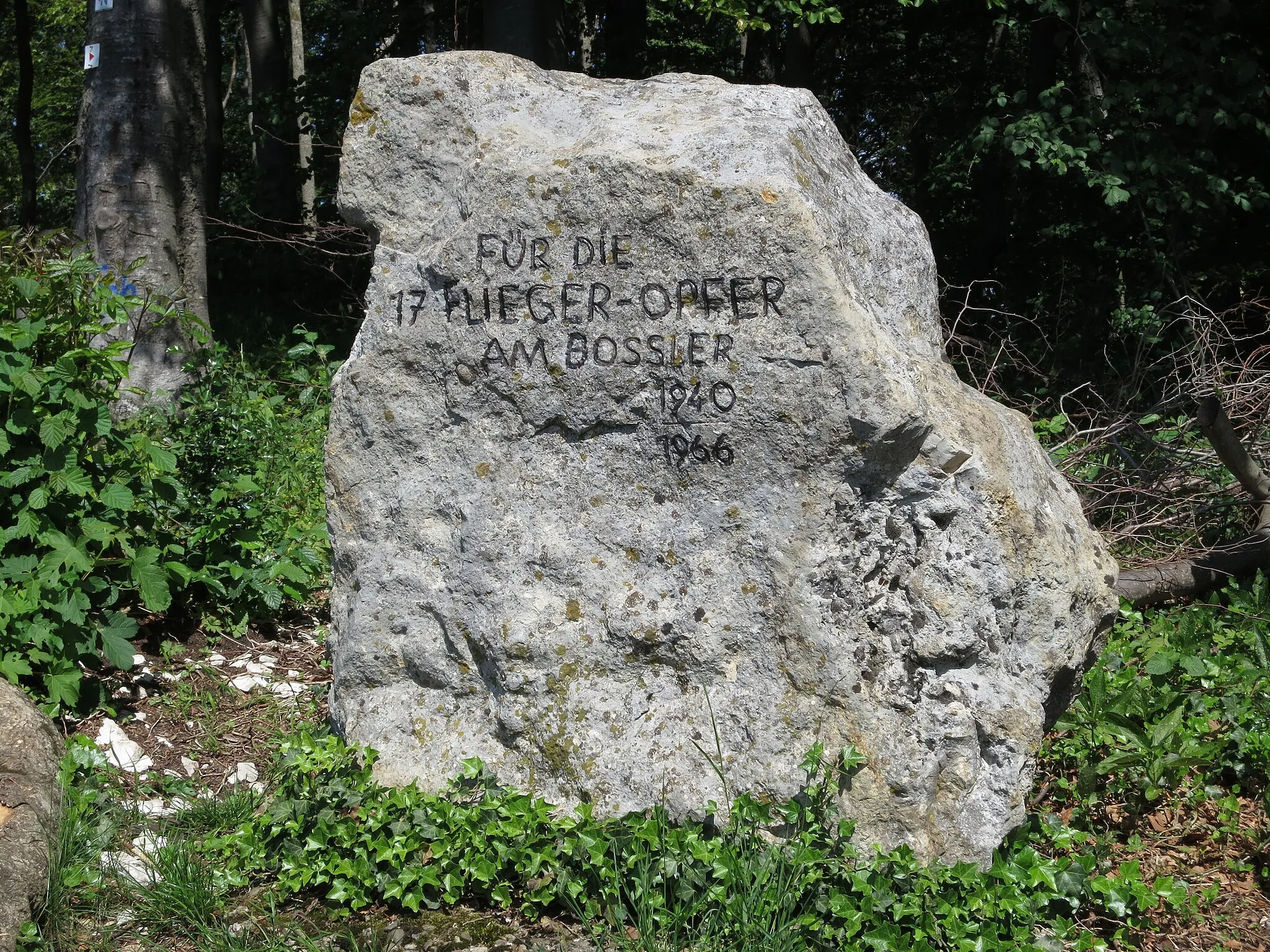 Photo showing: Fliegerdenkmal am Boßler auf der Schwäbischen Alb.