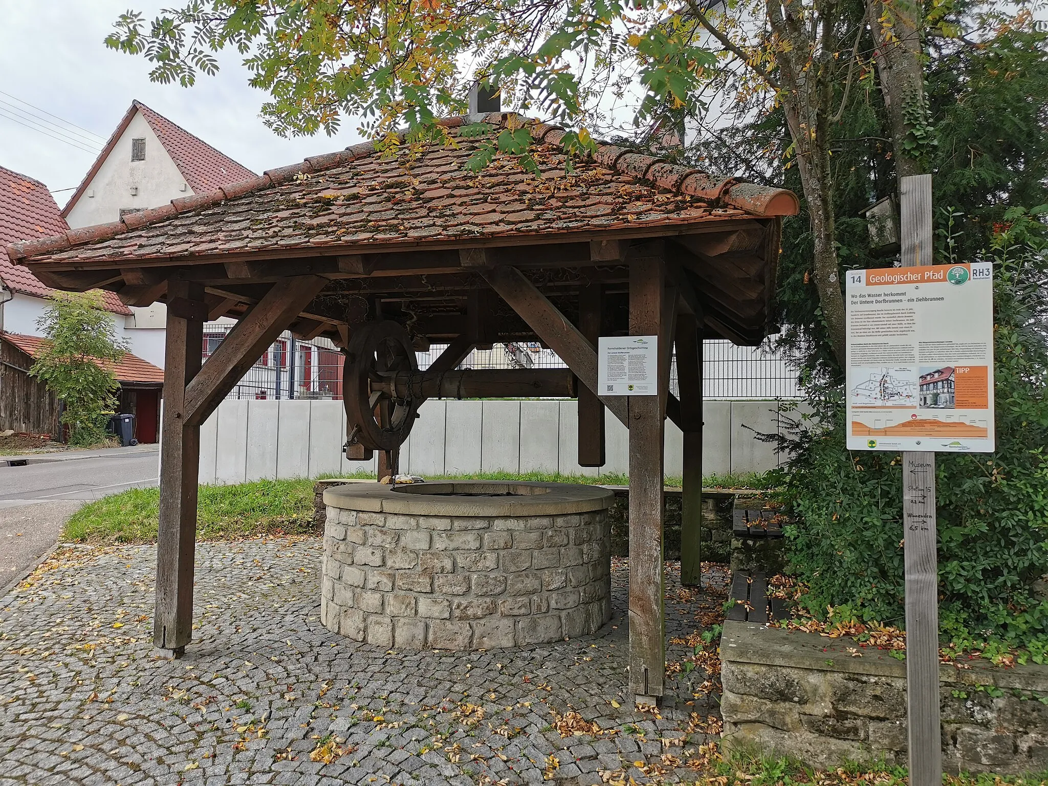 Photo showing: Brunnen in Remshalden-Buoch.