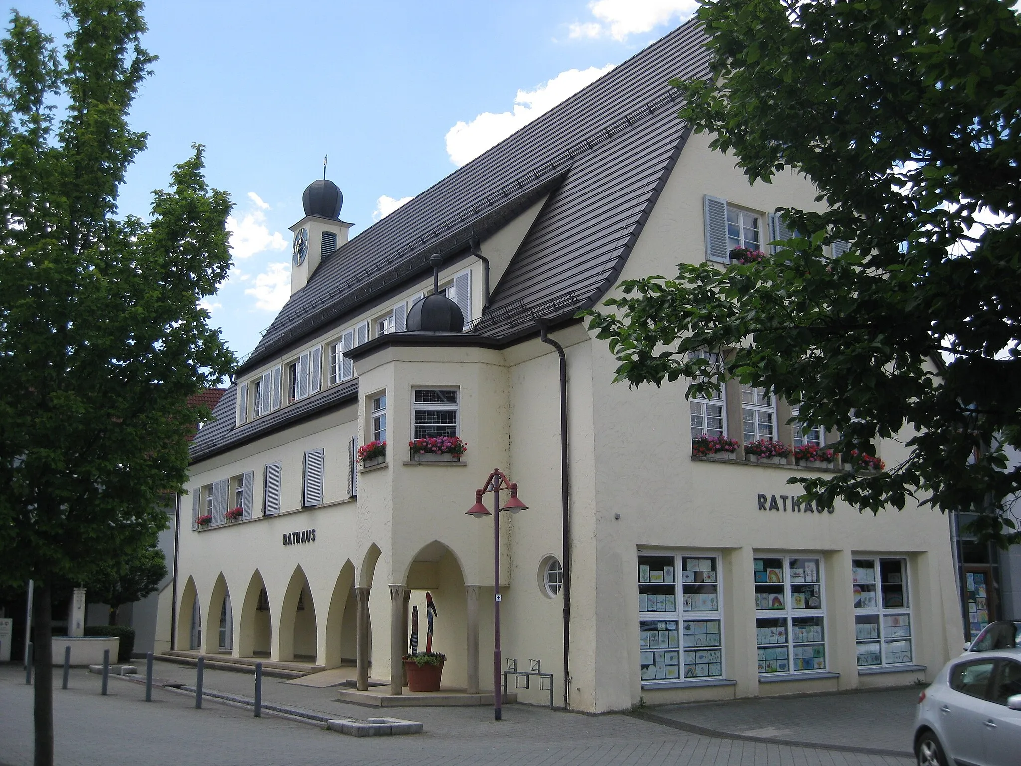 Photo showing: Rathaus in Urbach (Rems) im Jahr 2020
