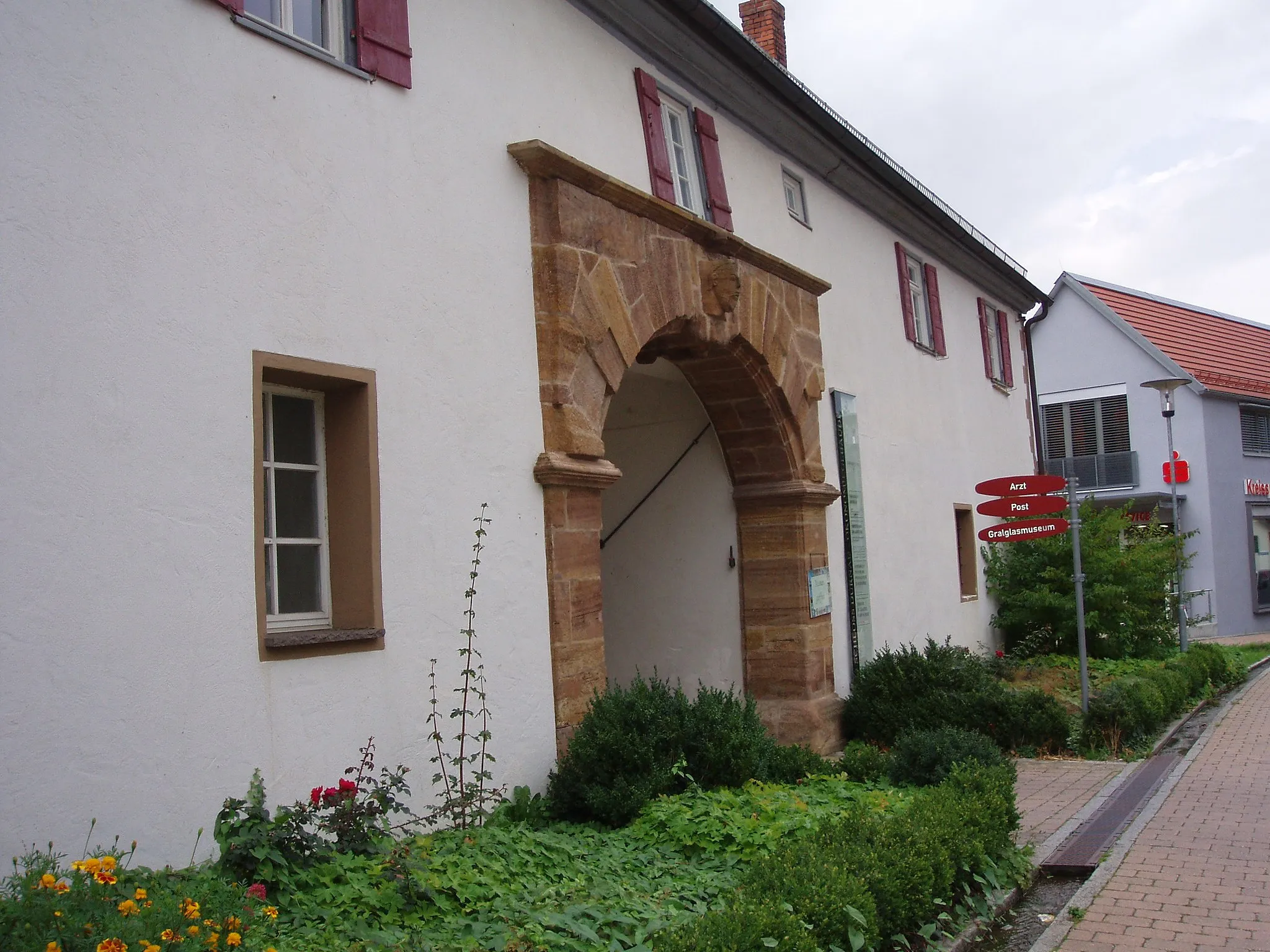 Photo showing: Torhaus des ehemaligen Wasserschlosses Dürnau