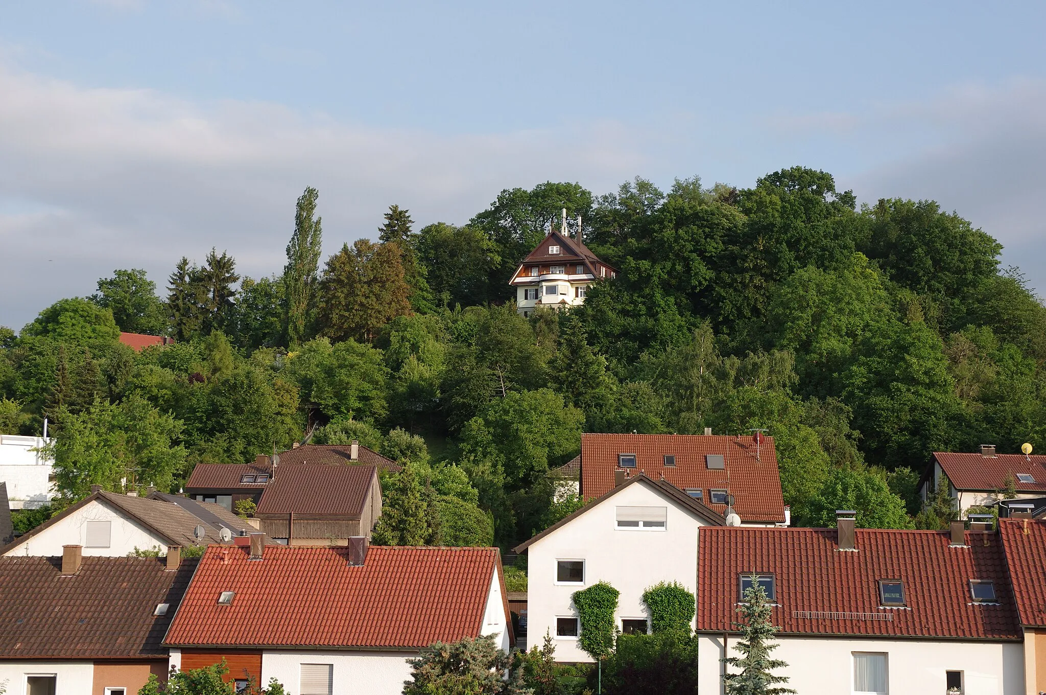 Photo showing: Blick von Norden auf den Ottilienberg, Schorndorf (Baden-Württemberg, Deutschland)
