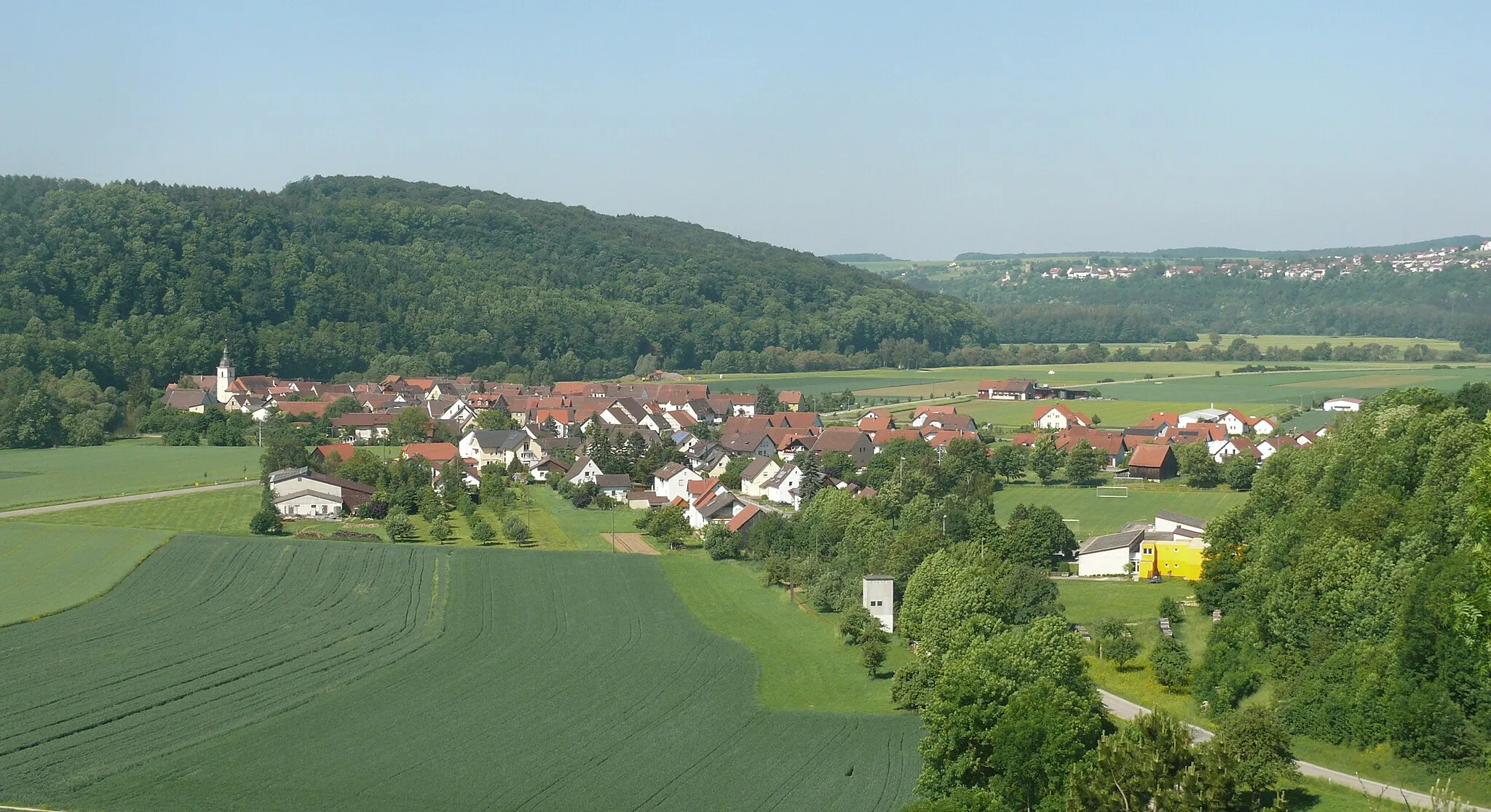 Photo showing: Klepsau im Jagsttal, im Hintergrund Krautheim