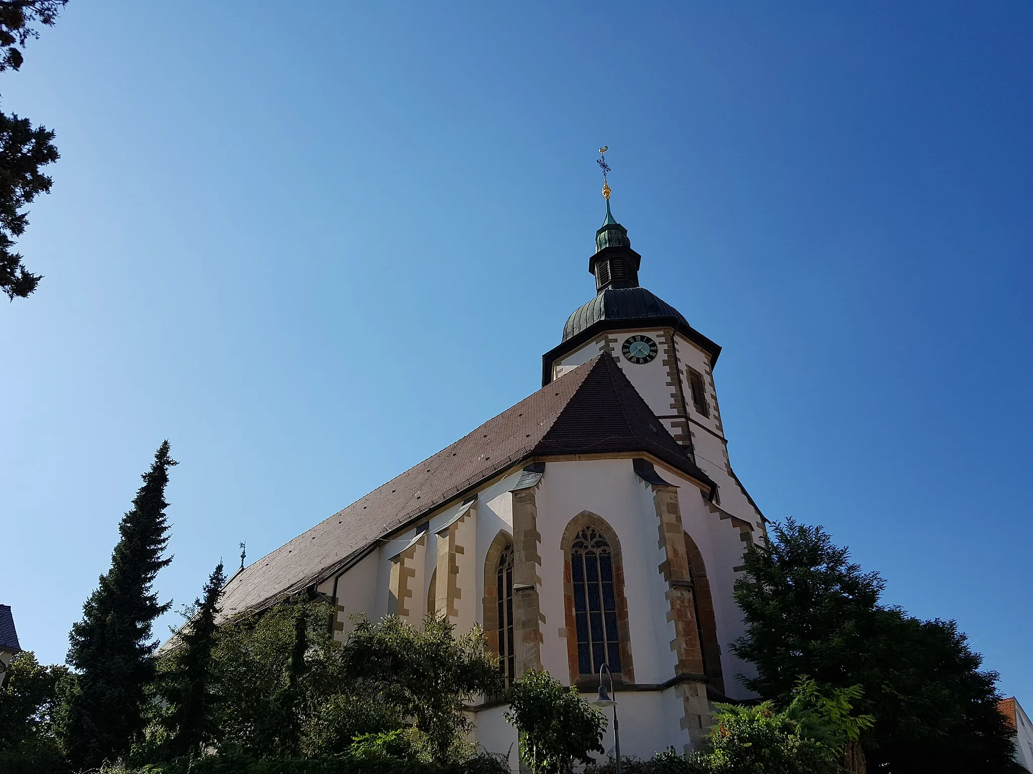 Photo showing: Ludwigsburg, Westfalenstrasse 13, Evangelische Pfarrkirche St. Januarius
