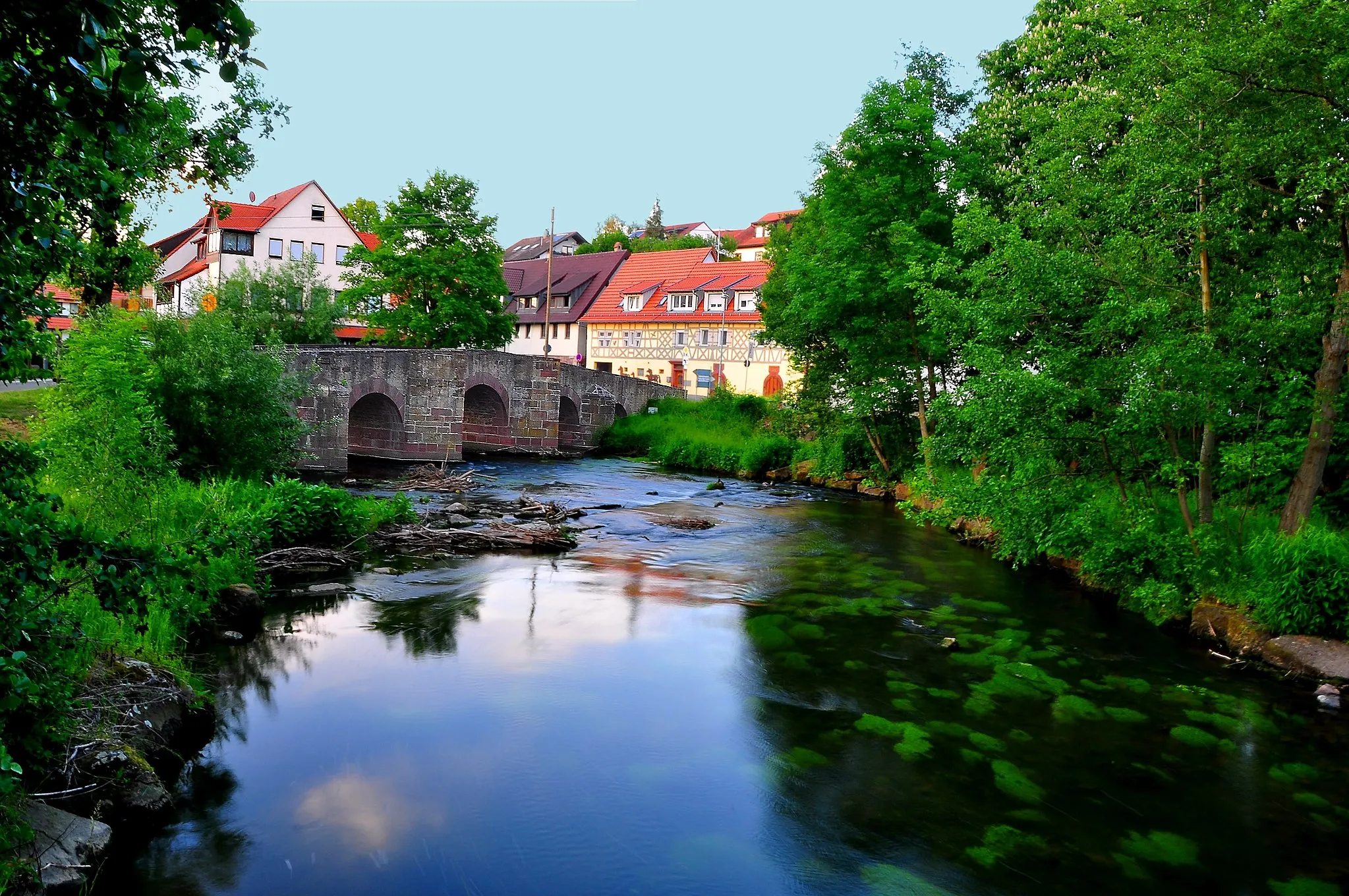 Photo showing: Wuerm Bridge in Weil der Stadt-Hausen / 2012