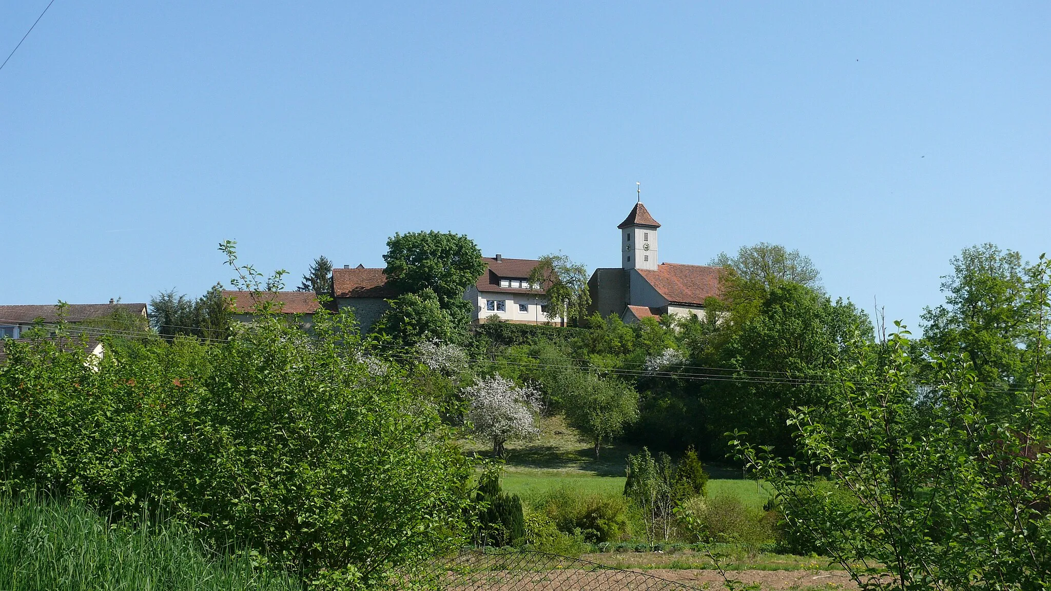 Photo showing: Johanneskirche Lobenhausen, Gemeinde Kirchberg an der Jagst.
