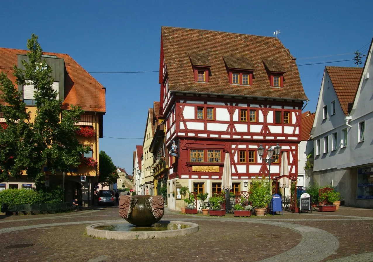 Photo showing: Bönnigheim, am Marktplatz