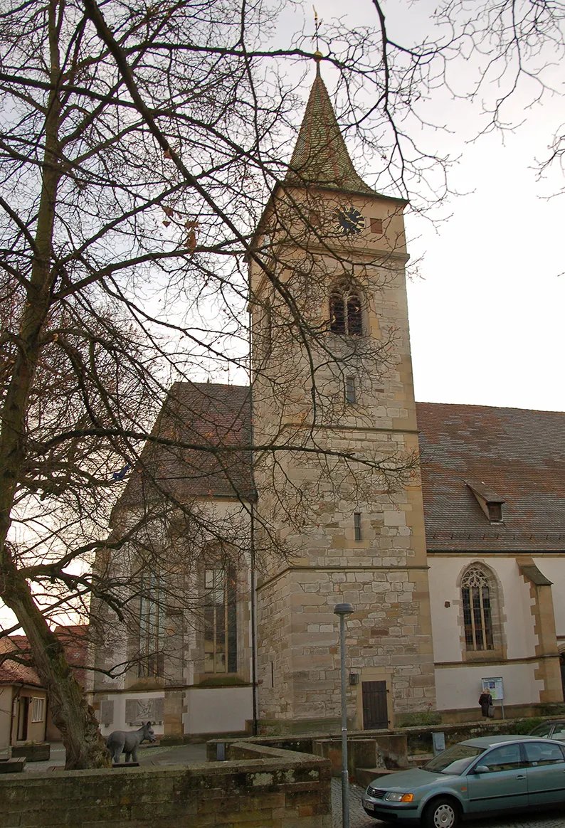 Photo showing: Michaelskirche Eltingen von Nordostnord