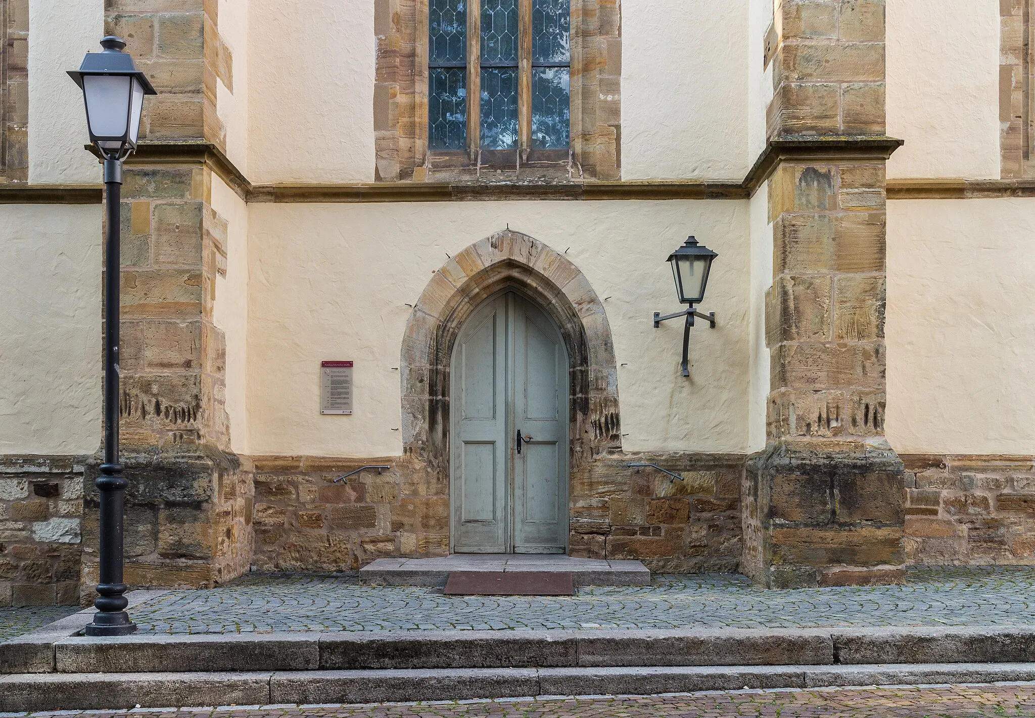 Photo showing: Weilheim an der Teck St. Peter's Church, Marktpl. 2, 73235 (Detail National Monument).