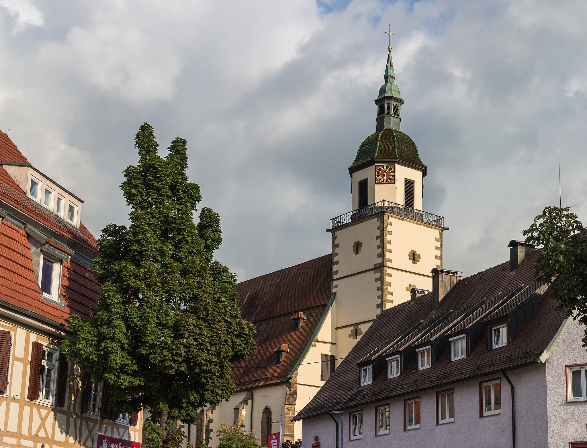 Photo showing: Weilheim an der Teck St. Peter's Church, Marktpl. 2, 73235 (Detail National Monument).