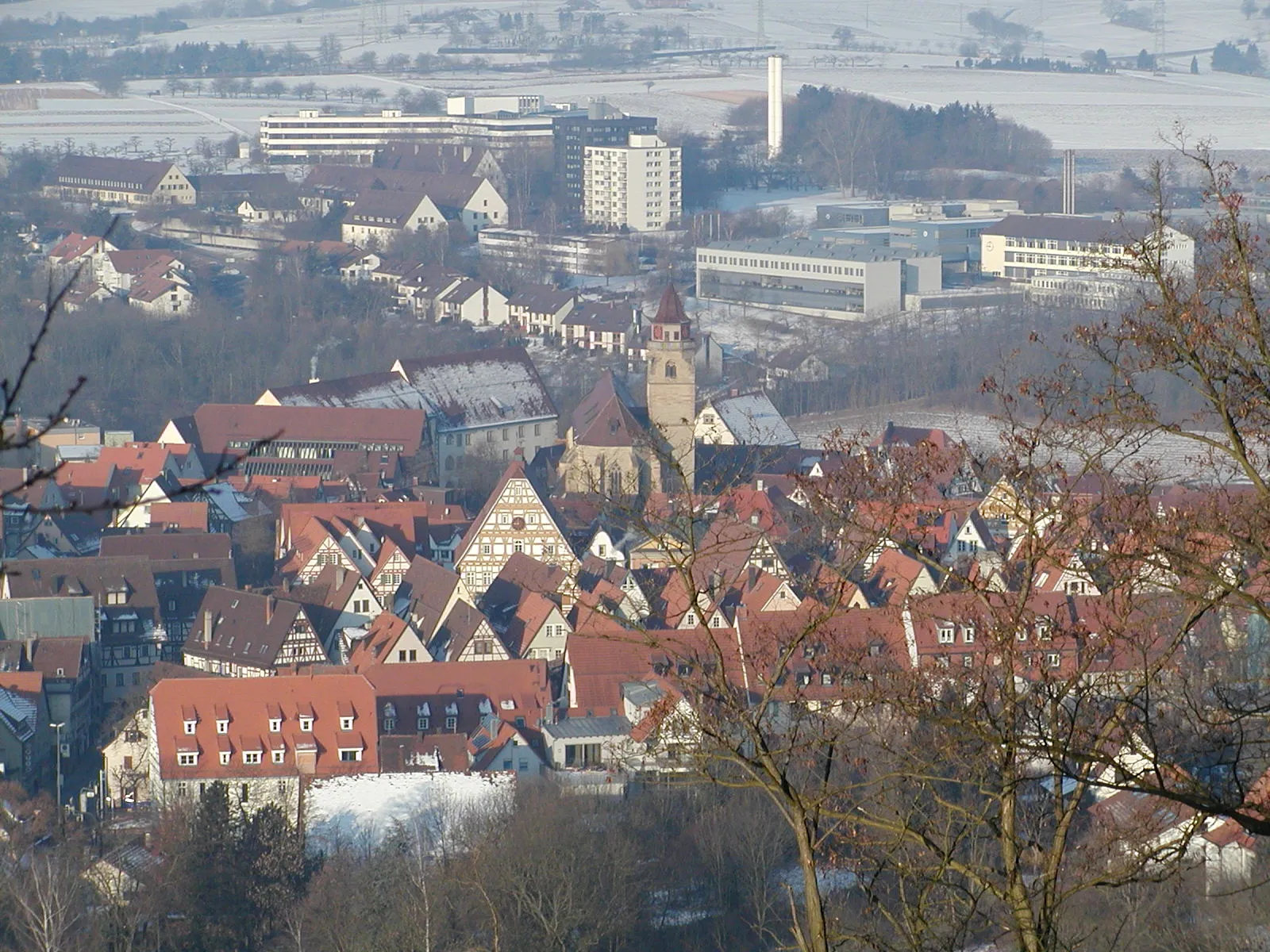 Photo showing: Die Altstadt vom Engelberg aus gesehen