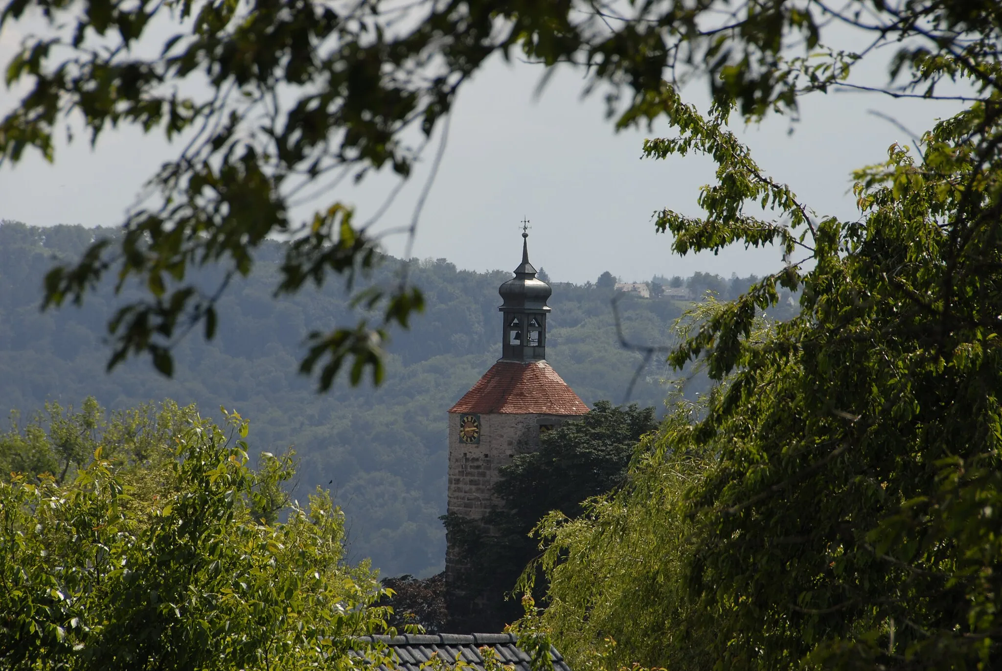 Photo showing: Burgturm der Burg Altwinnenden im Winnender Ortsteil Bürg