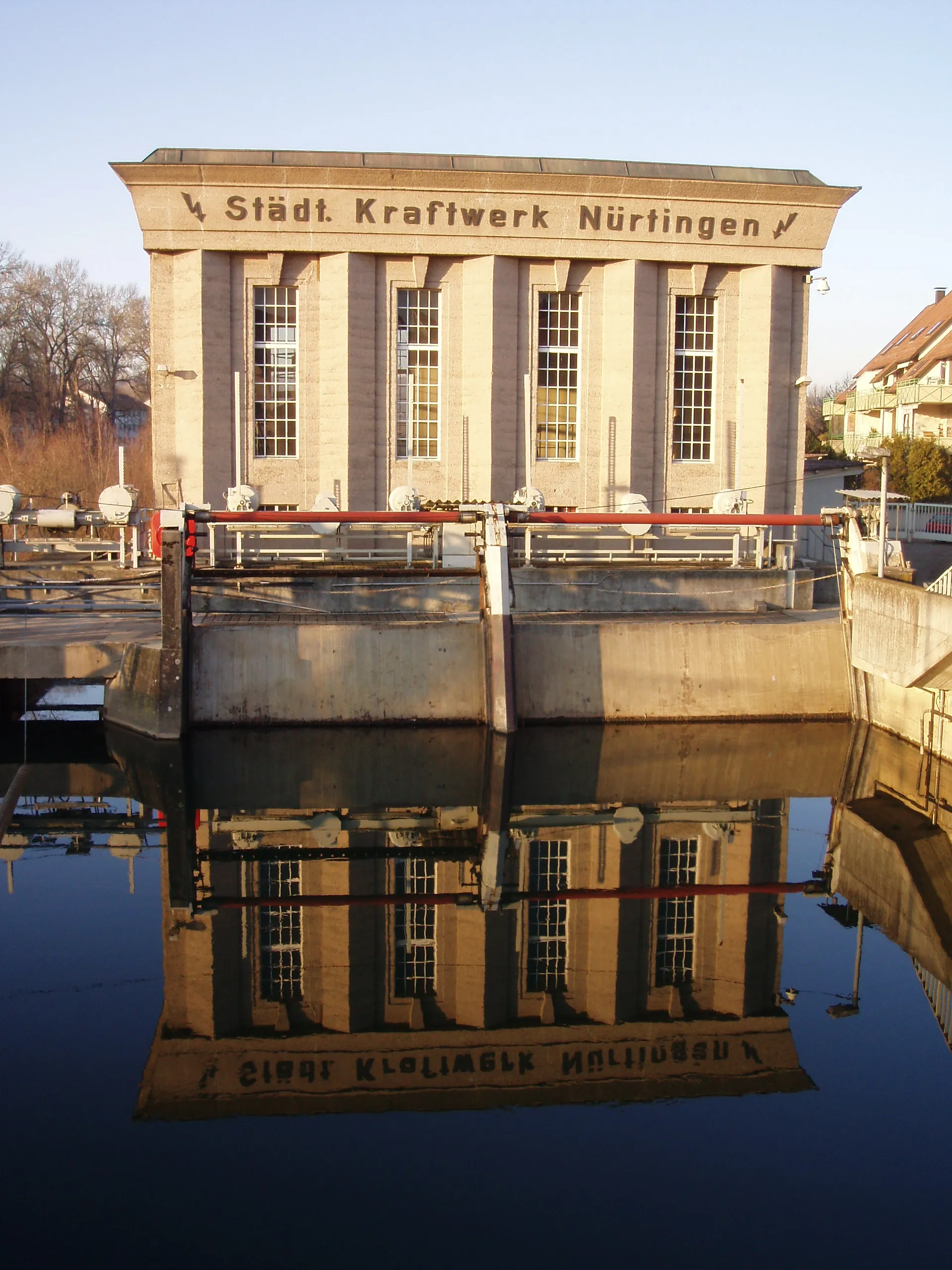 Photo showing: Städtisches Kraftwerk Nürtingen
