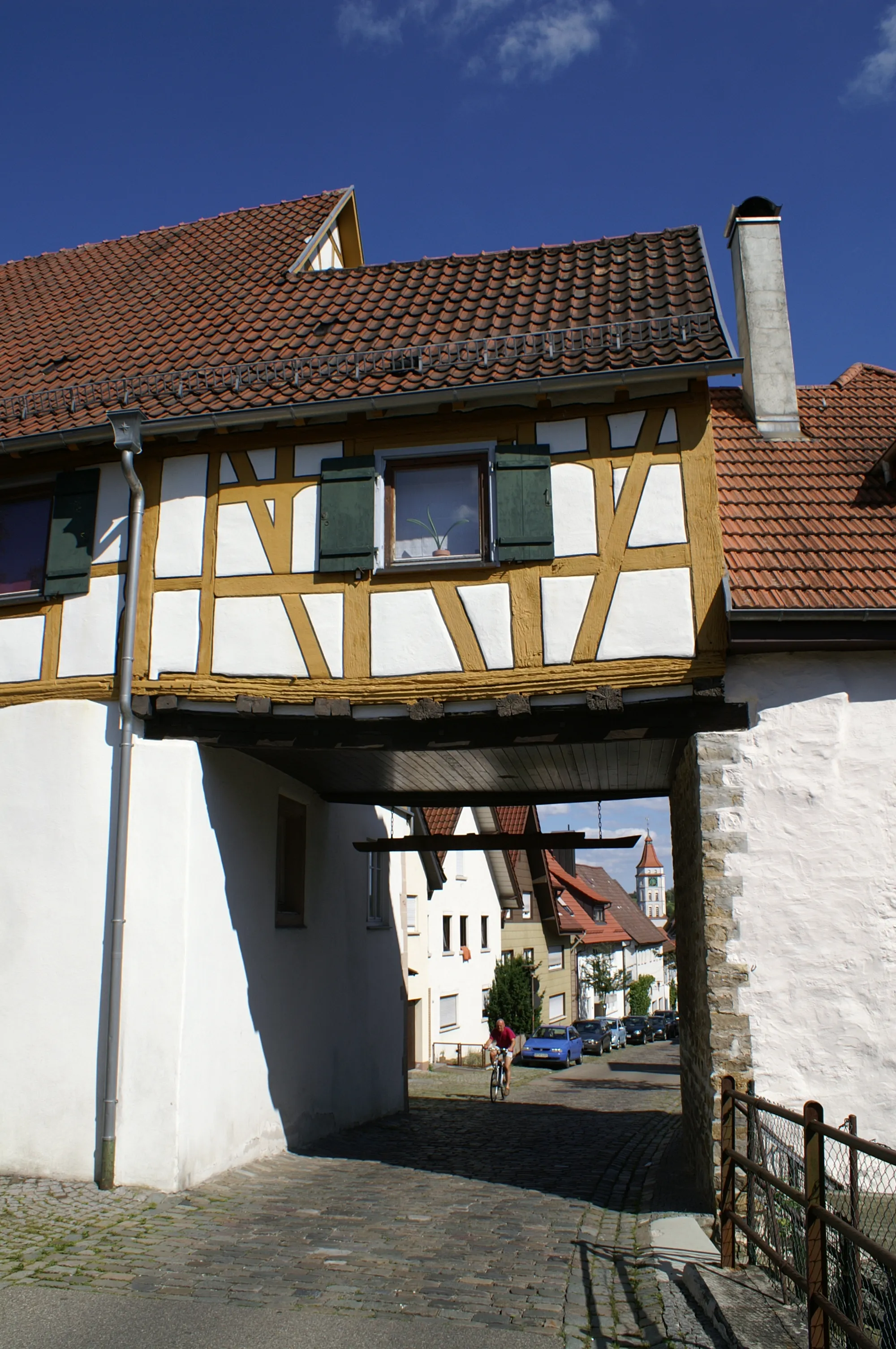 Photo showing: Das Obere Tor in Rechberghausen ist das einzige erhaltene historische Stadttor im Landkreis Göppingen