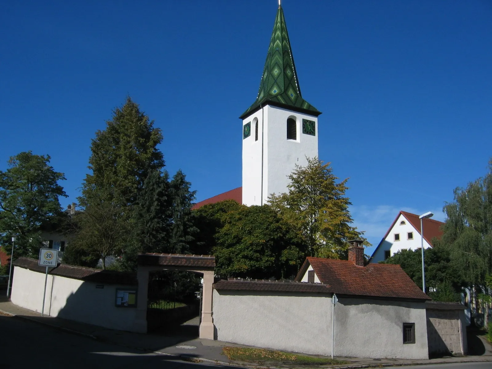 Photo showing: Machtolsheim, Alb-Donau-Kreis: Evangelische Pfarrkirche