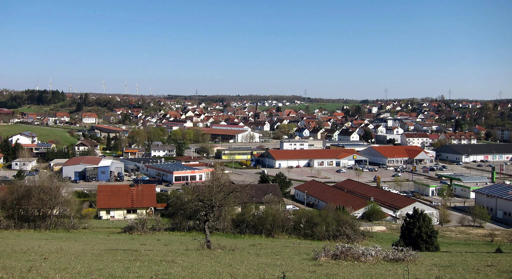 Photo showing: Blick auf Nattheim