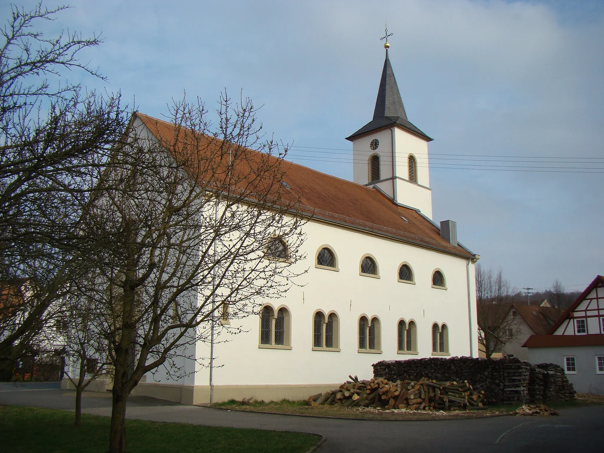 Photo showing: Kirche in Adelsheim-Leibenstadt