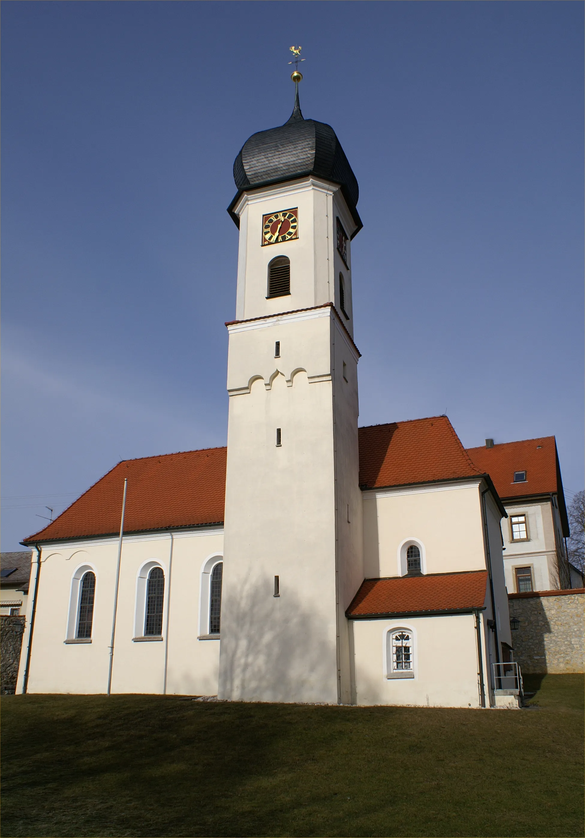 Photo showing: Cosmas- und Damiankirche in Ennabeuren