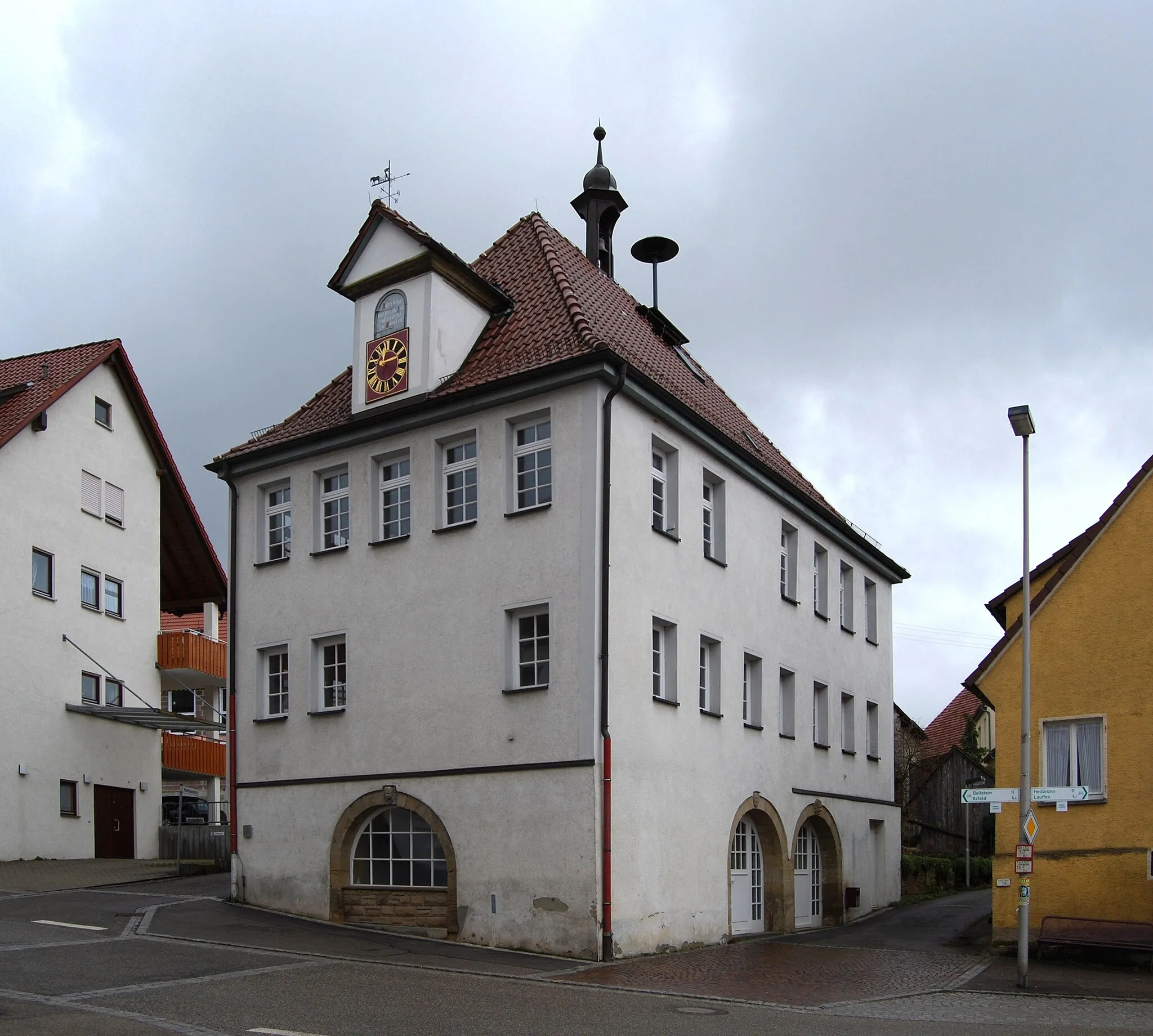 Photo showing: Old town hall of Neckarwestheim, Baden-Württemberg.
