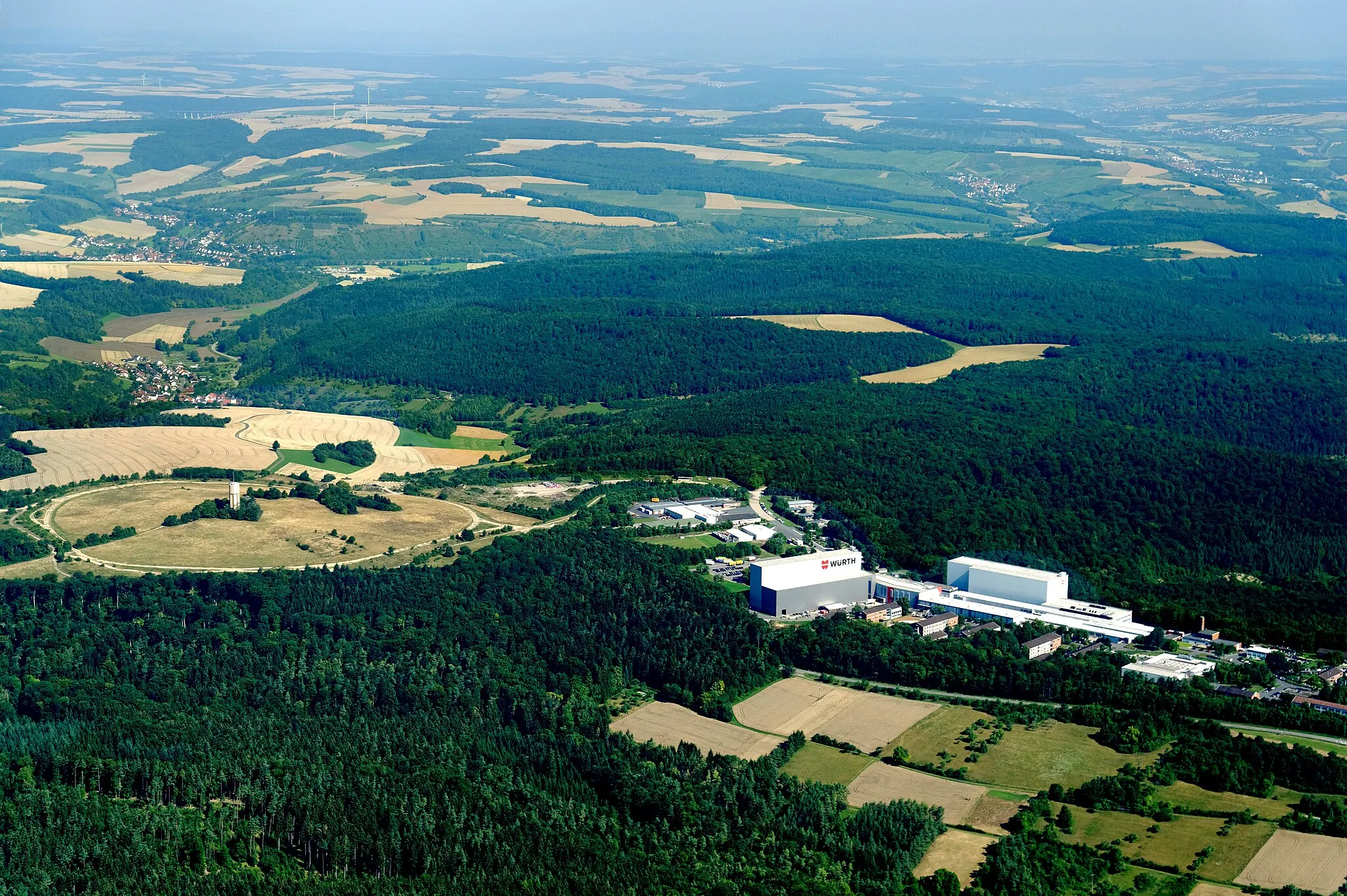 Photo showing: Bad Mergentheim from plane photographed.