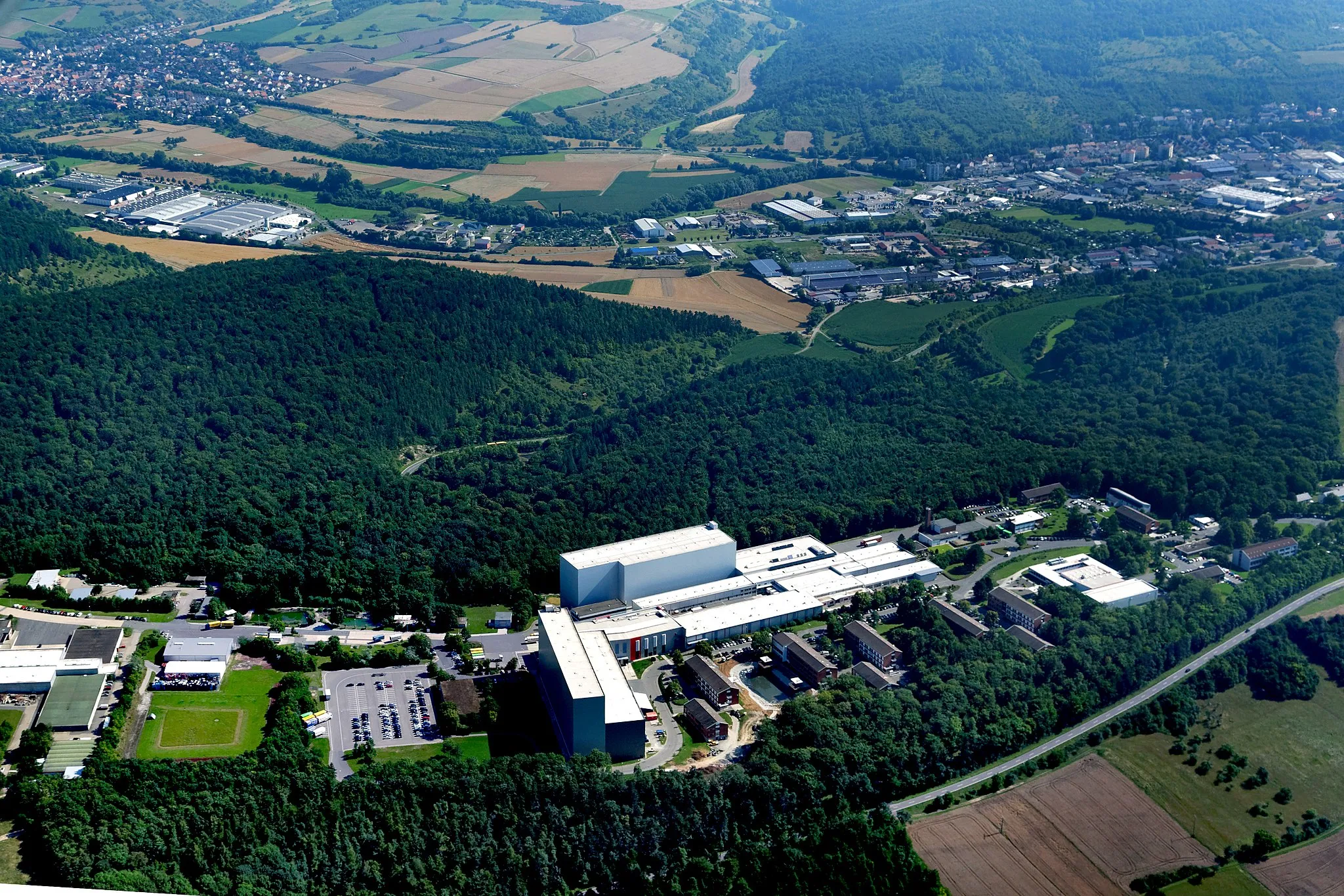 Photo showing: Bad Mergentheim from plane photographed.