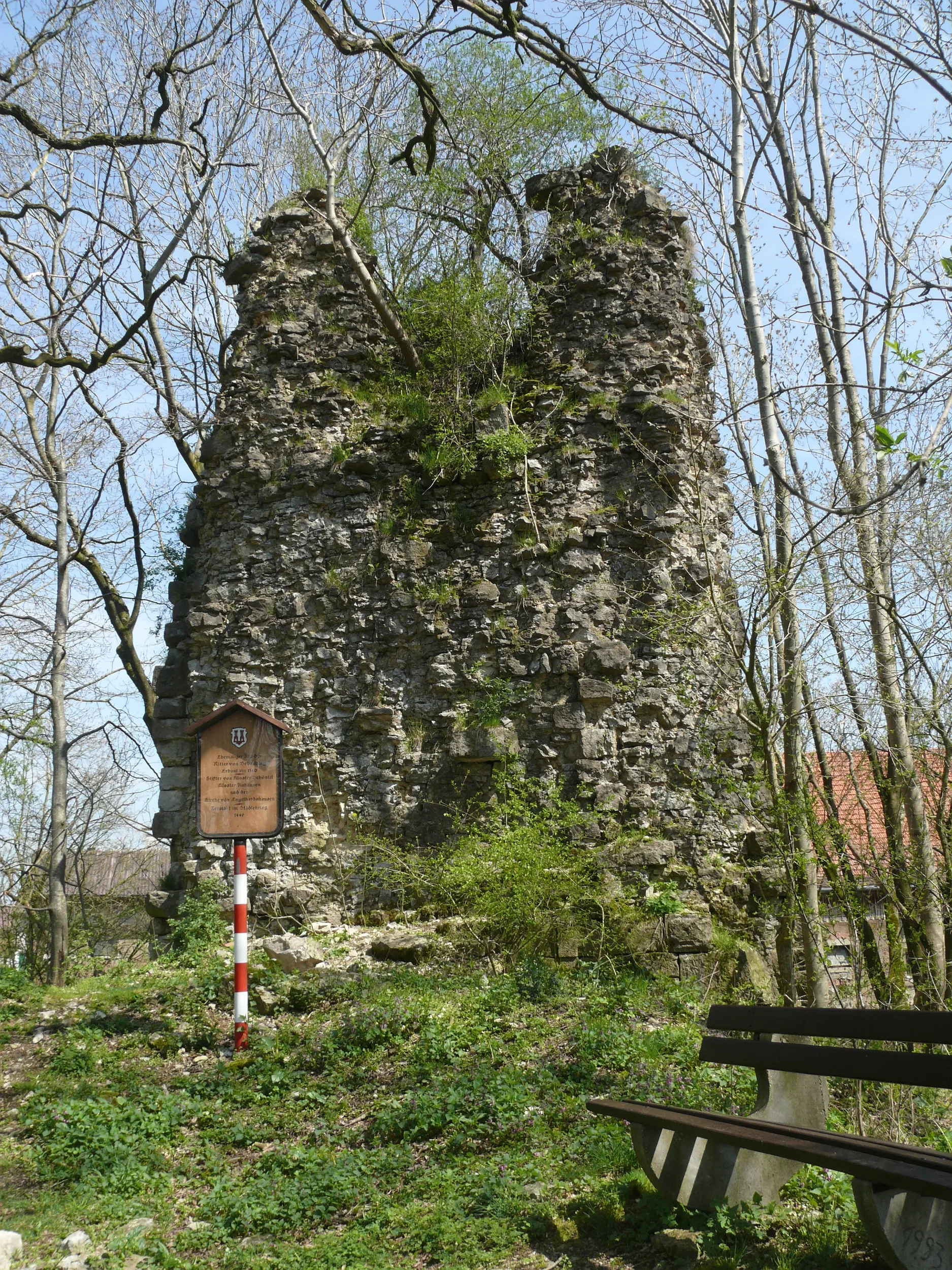 Photo showing: Ruine Bebenburg, Rot am See, Deutschland