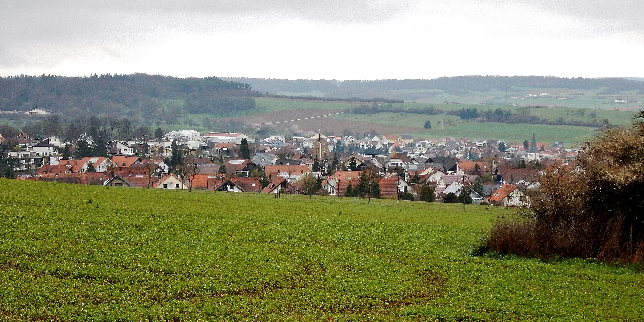 Photo showing: Blick auf Wiernsheim