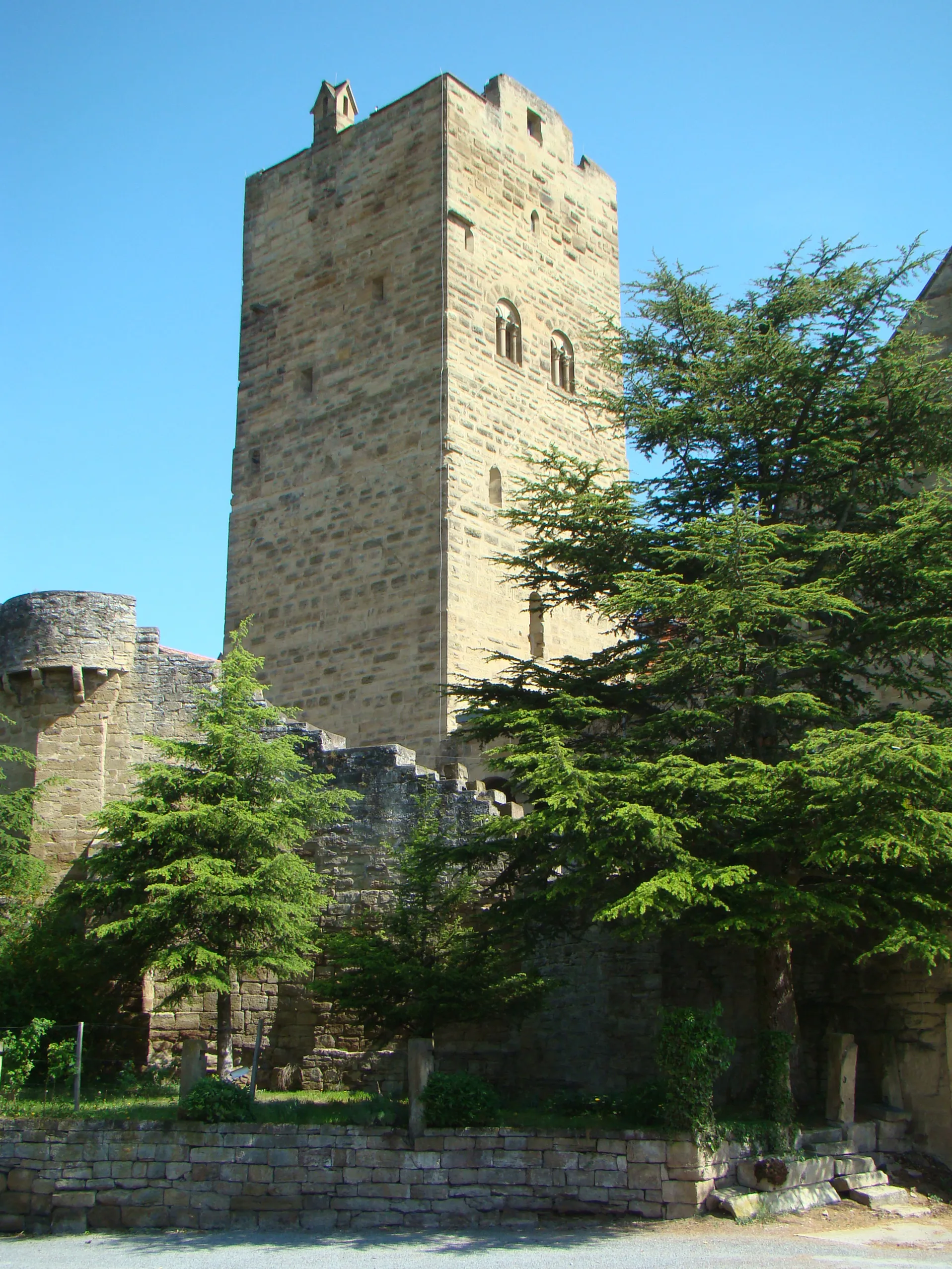 Photo showing: Burg Neipperg, Bergfried der Oberen Burg