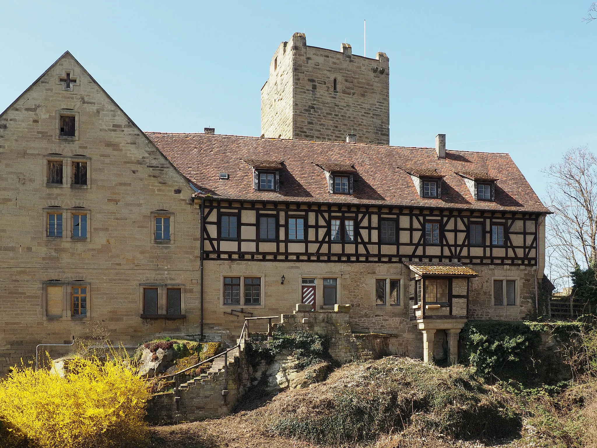Photo showing: View of the Castle Neipperg, German Federal State Baden-Württemberg.