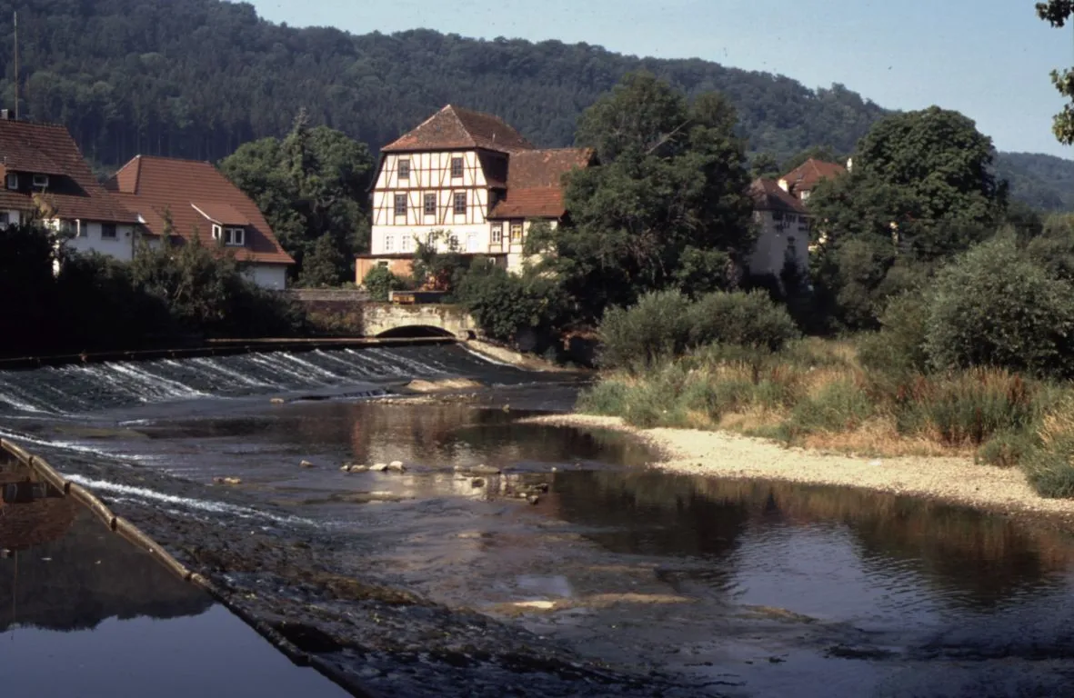 Photo showing: Kocher dam in Forchtenberg
