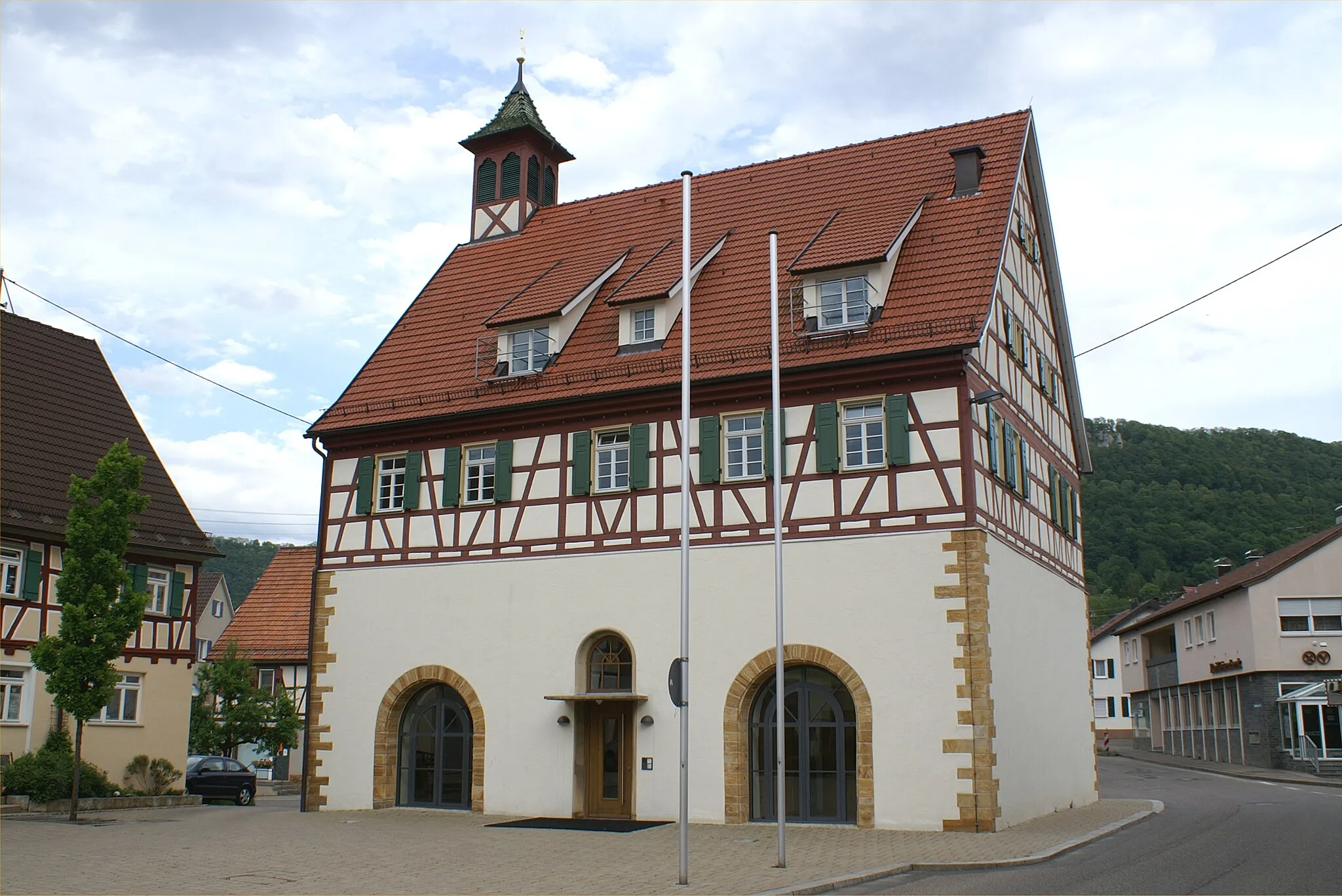 Photo showing: Rathaus in Neidlingen im Landkreis Esslingen