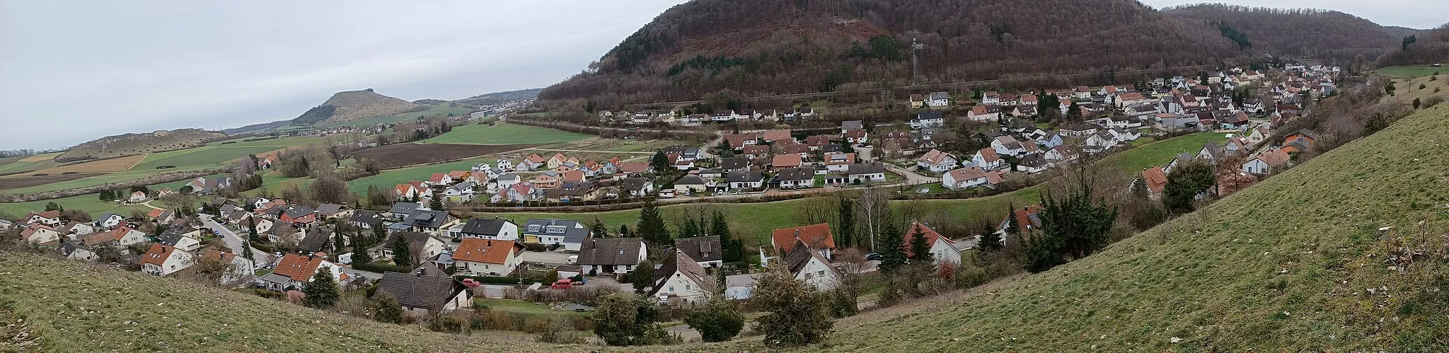 Photo showing: Aufhausen (Bopfingen) seen from the northwest