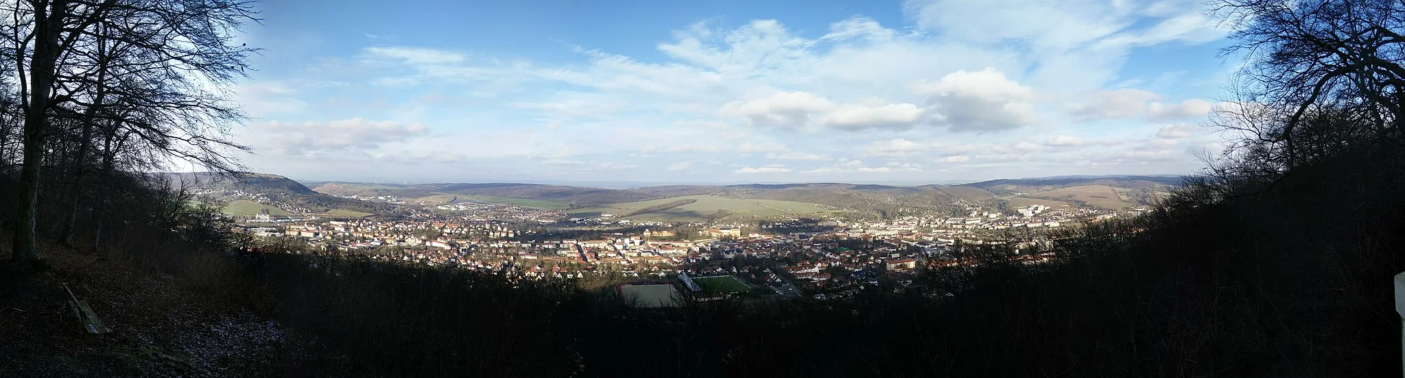 Photo showing: Panorama vom Rondell, Sondershausen