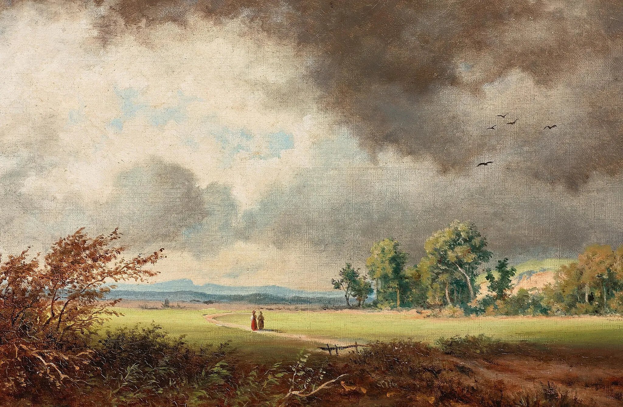 Photo showing: Landschap, olieverfschilderij van Franz Heldenstein
