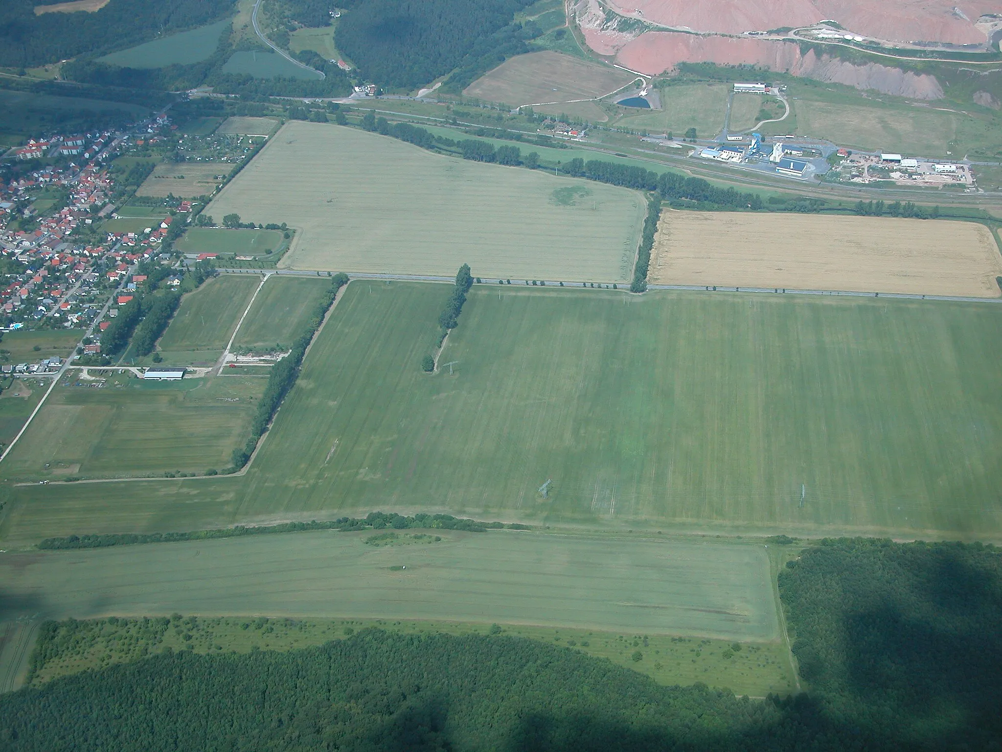 Photo showing: Luftbild von Großfurra.