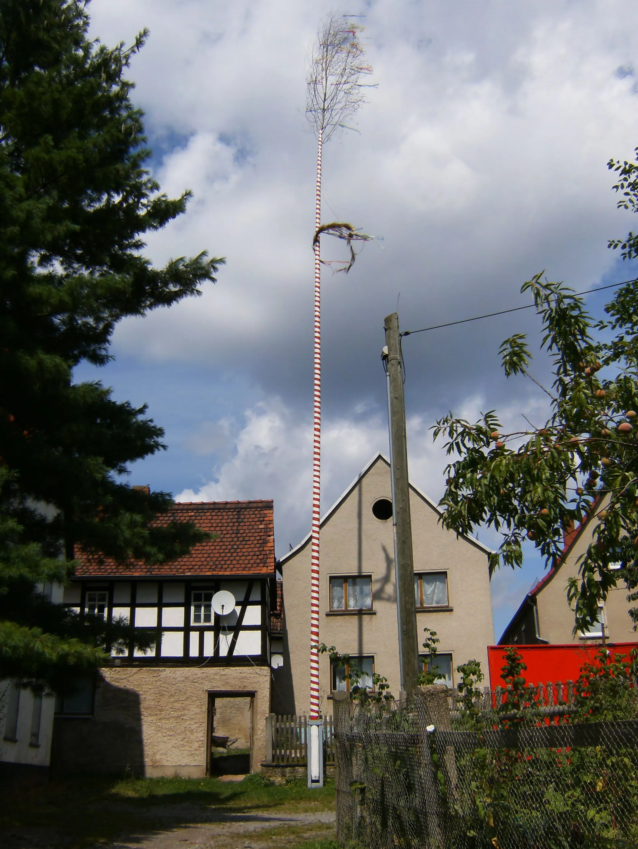 Photo showing: Gera Gorlitzsch, village view.