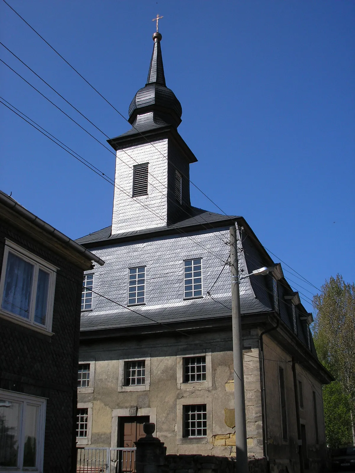 Photo showing: Kirche von Jesuborn (Ilm-Kreis, Thüringen).