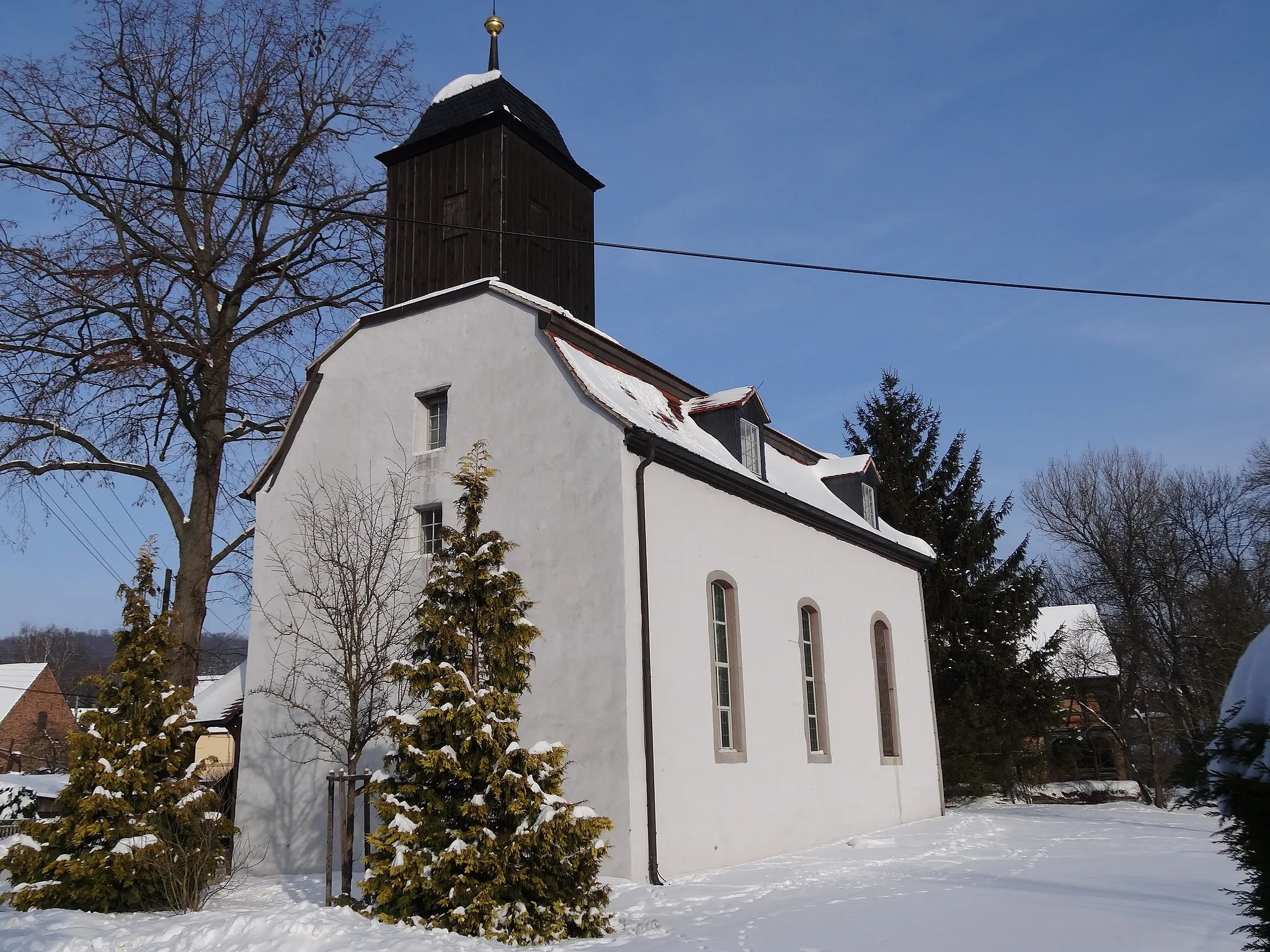 Photo showing: Church in Hetschburg, Thuringia, Germany