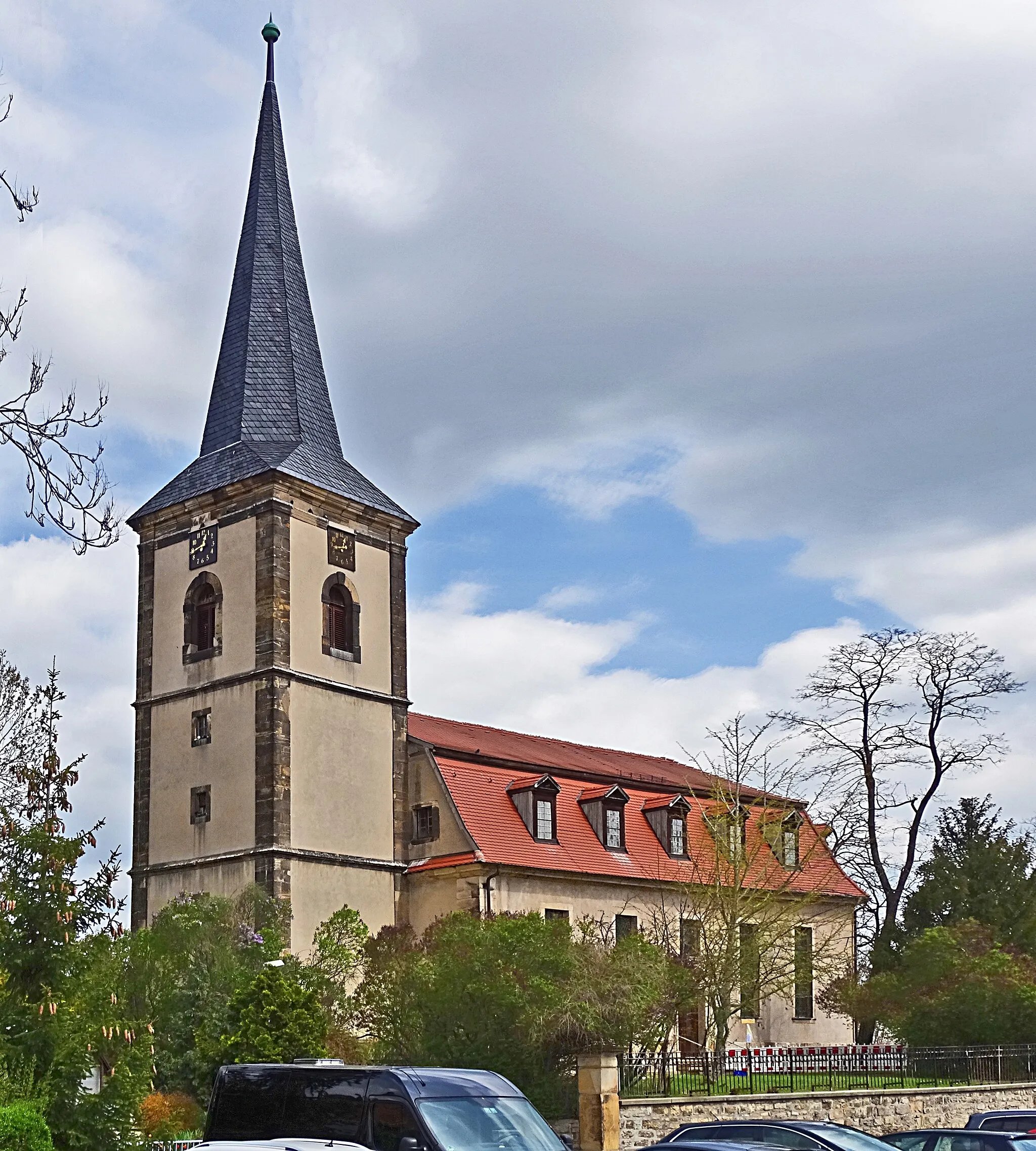 Photo showing: Kilianskirche (Erfurt-Gispersleben) von Südwesten