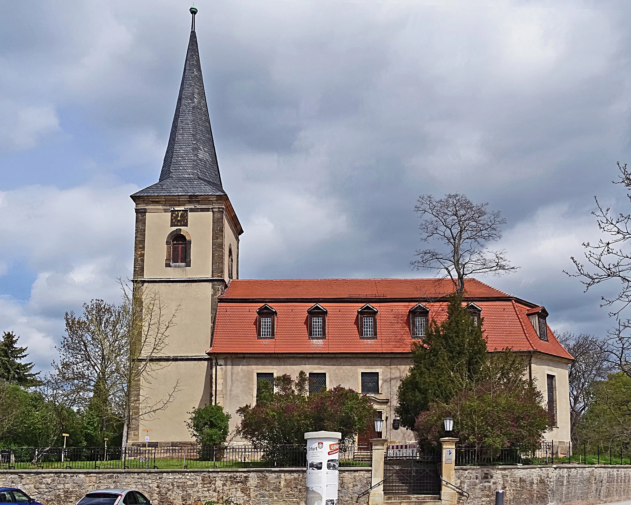 Photo showing: Kilianskirche (Erfurt-Gispersleben) von Süden