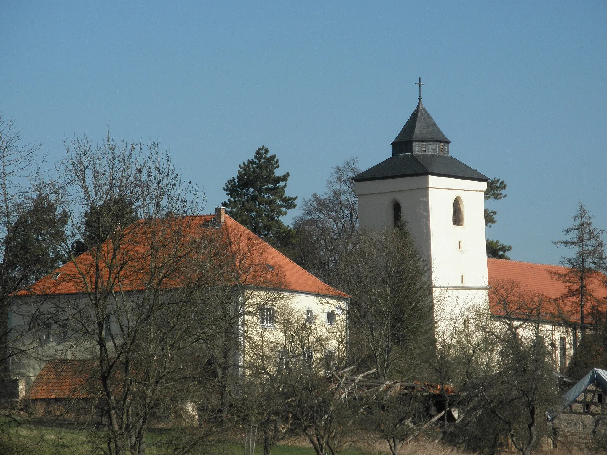 Photo showing: Church in Krölpa (Pößneck) in Thuringia