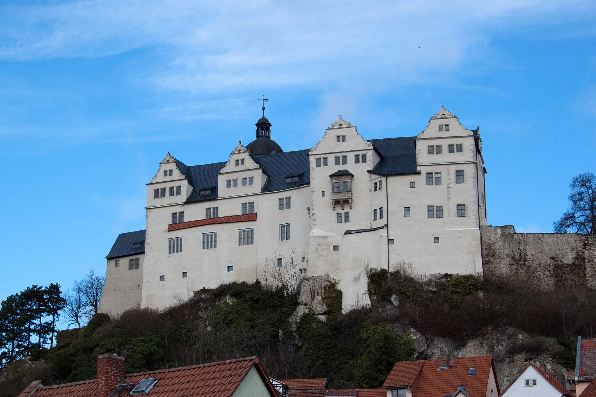 Photo showing: Fassade der Burg Ranis.