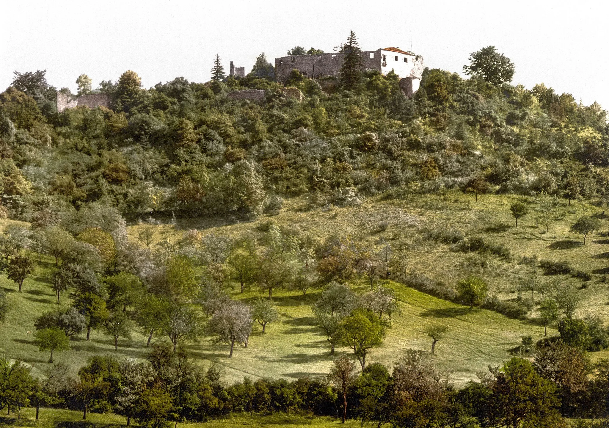 Photo showing: Burg Greifenstein bei Blankenburg um 1900