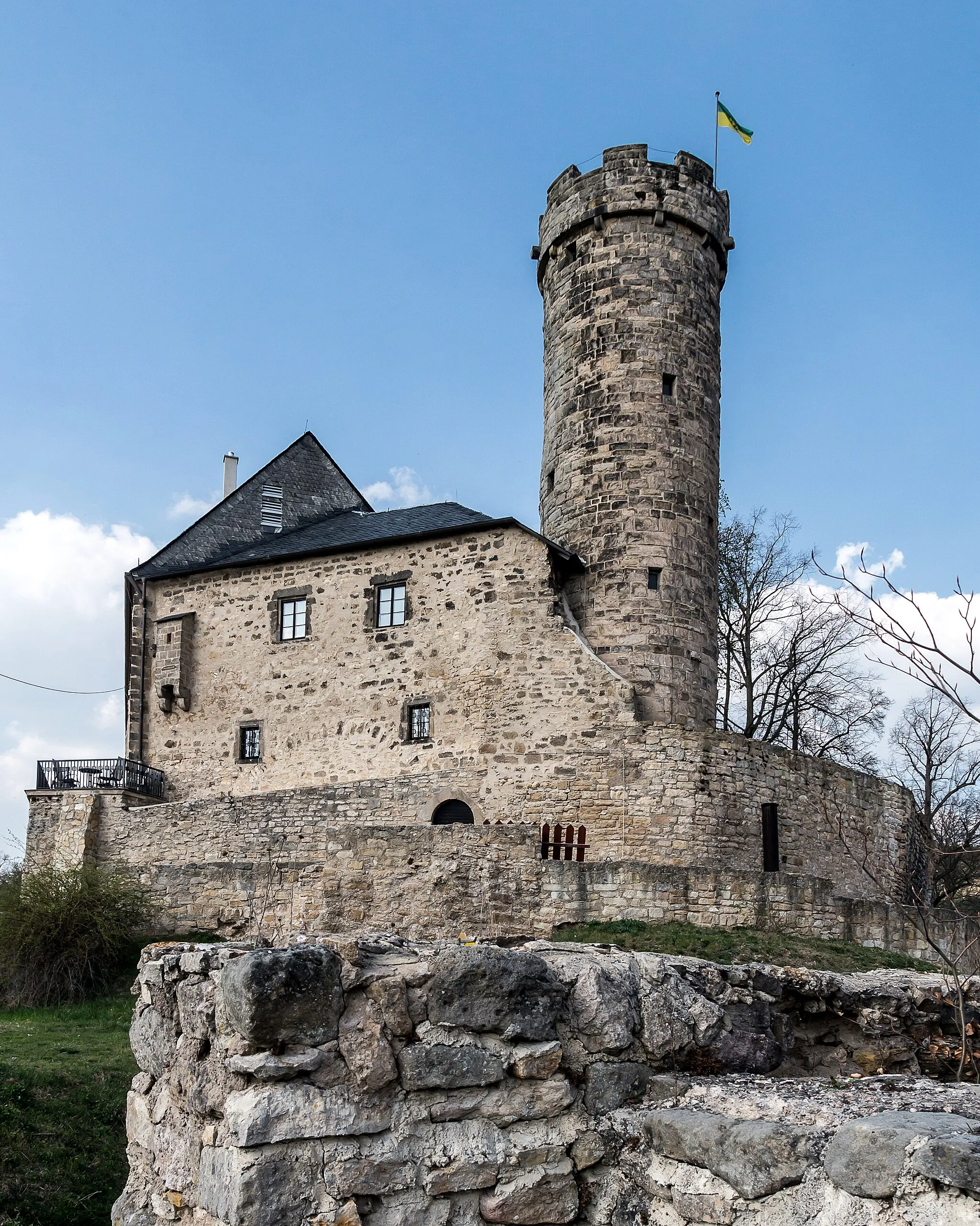 Photo showing: (NSG Nr. 158)Naturschutzgebiete in Thüringen Burg Greifenstein Bad Blankenburg,Südostansicht