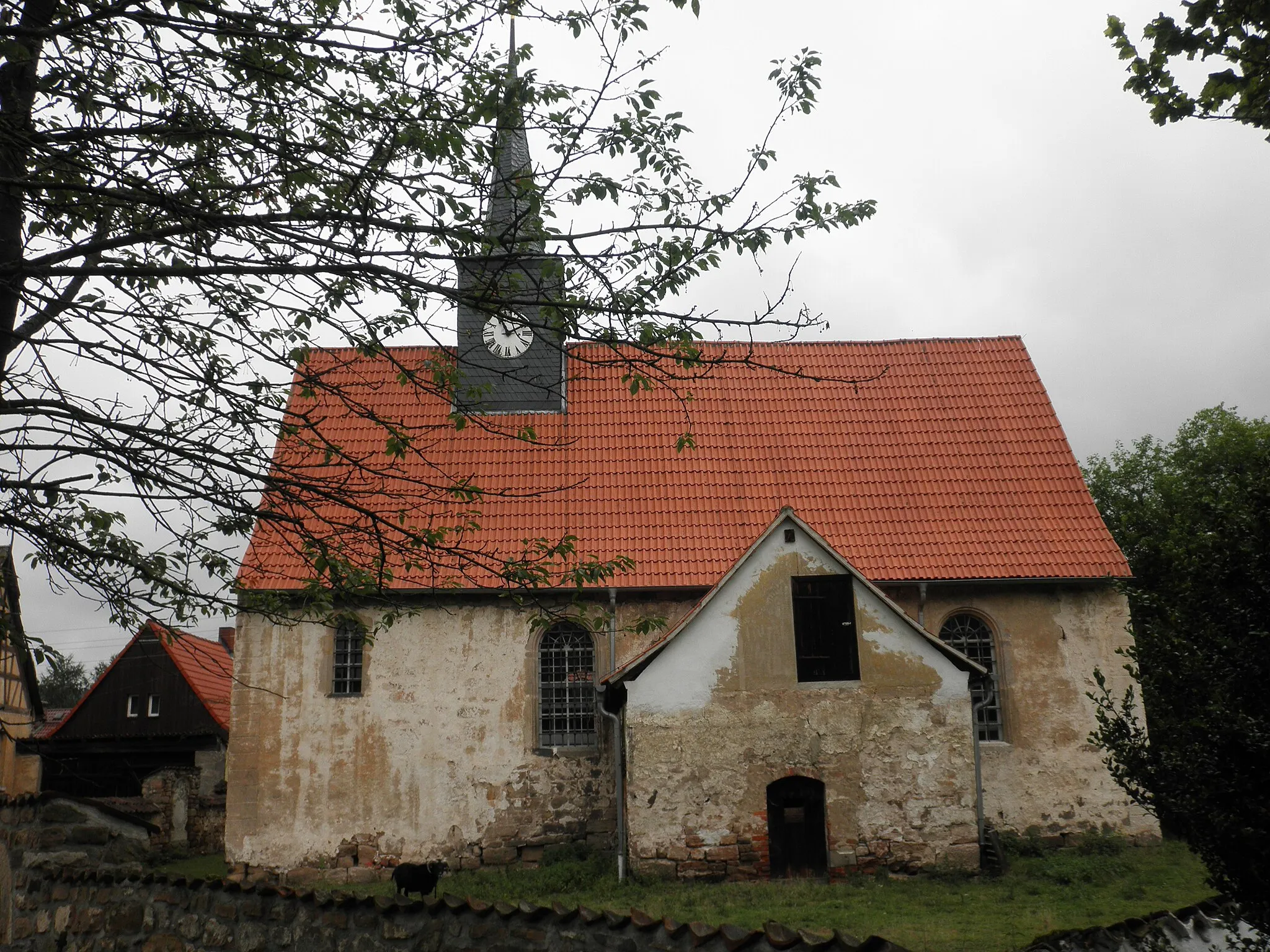 Photo showing: Church in Kleindembach in Thuringia