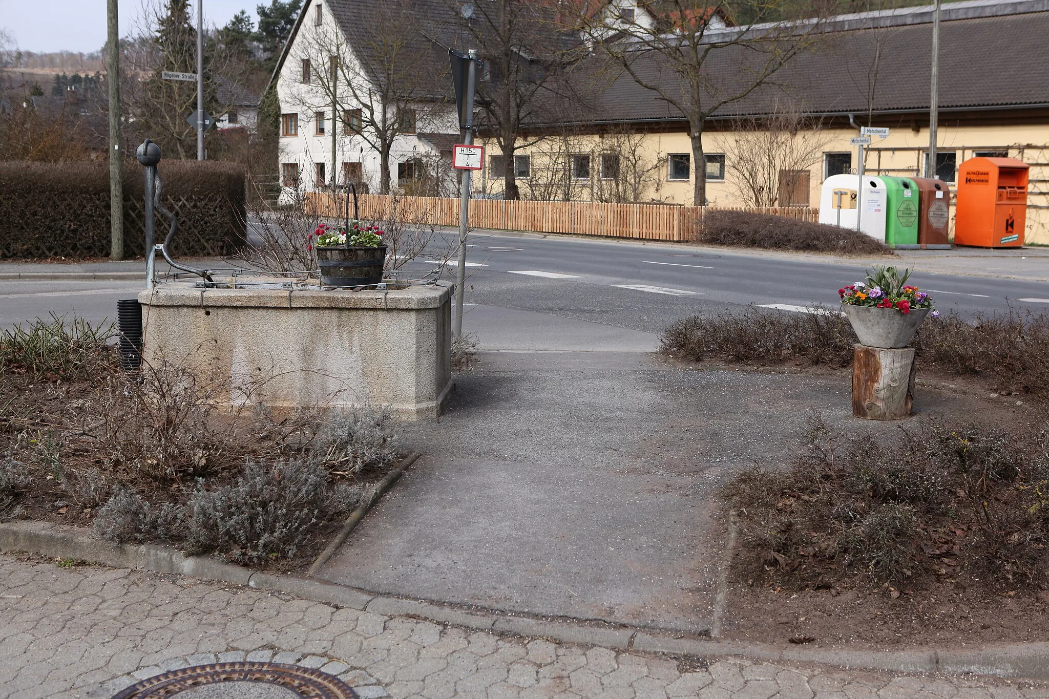 Photo showing: Gemeindebrunnen in Coburg-Rögen, ehemals an der Coburger Angerwache